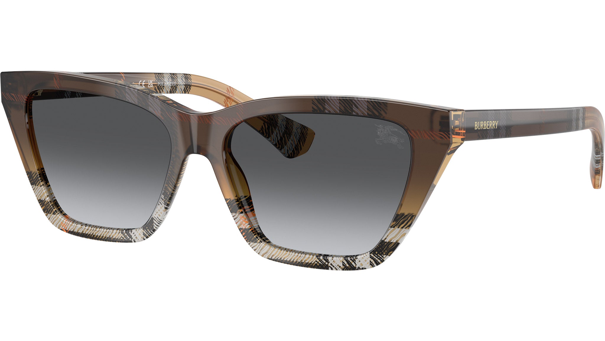 Burberry Polarized Sunglasses Burberry BE3074 Prescription Sunglasses | FramesDirect.com main image 3
