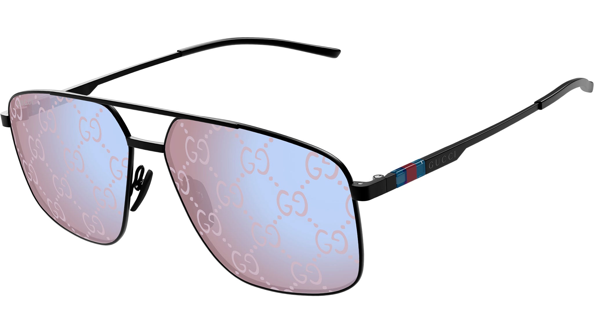 Gucci Guccissima Lens Aviator Sunglasses Gucci GG1805SA Sunglasses | Select Eyewear main image 4