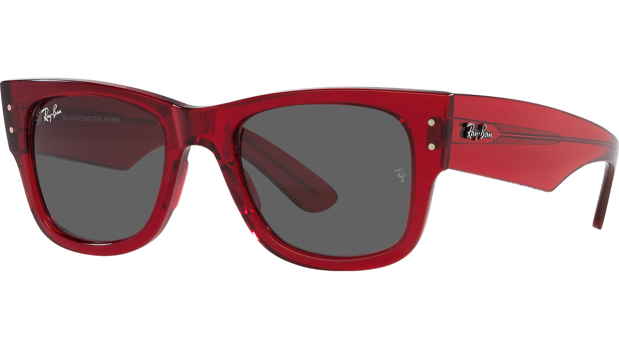 Ray-Ban Mega Wayfarer RB0840S 6679B1 Red Sunglasses - eye-oo.com
