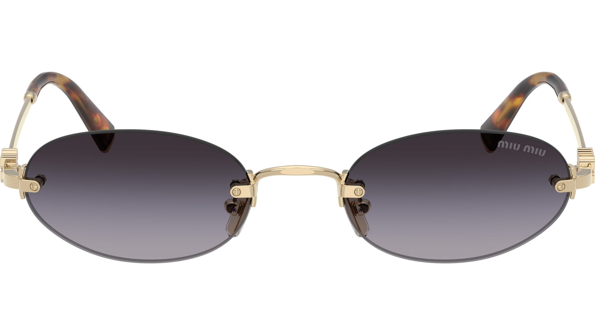 Miu Miu MUA54S Sunglasses ZVN5D1 Pale Gold - eye-oo.com Miu Miu MUA54S Sunglasses ZVN5D1 Pale Gold - eye-oo.com