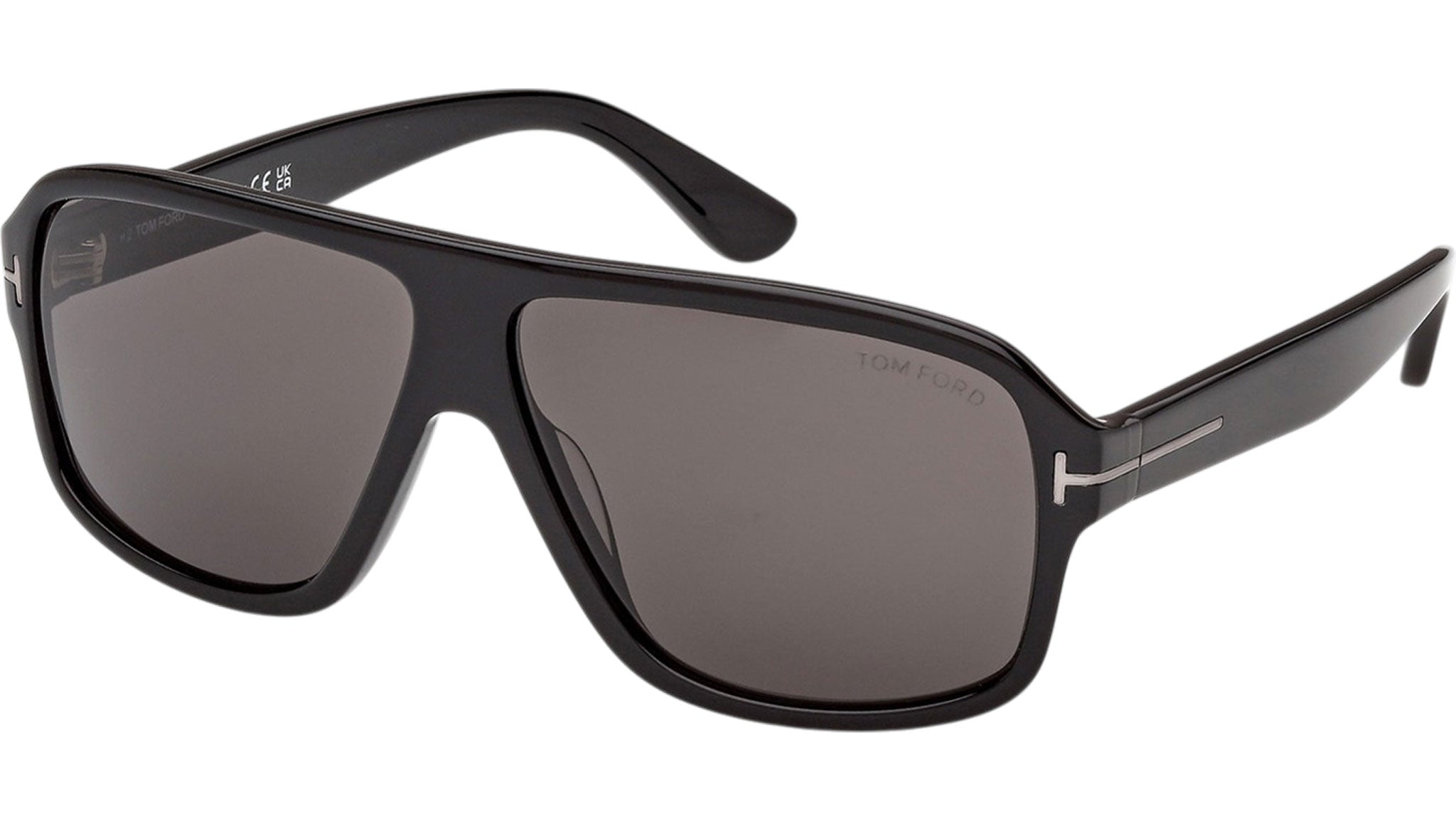 小物 TomFord sunglasses black rim archive y2k Tom Ford William-02 Sunglasses FT1335 01A Shiny Black - eye-oo.com
