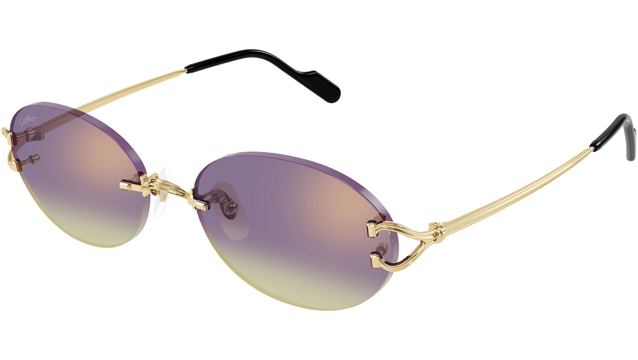 Cartier CT0551S Sunglasses 006 Shiny Gold - eye-oo.com