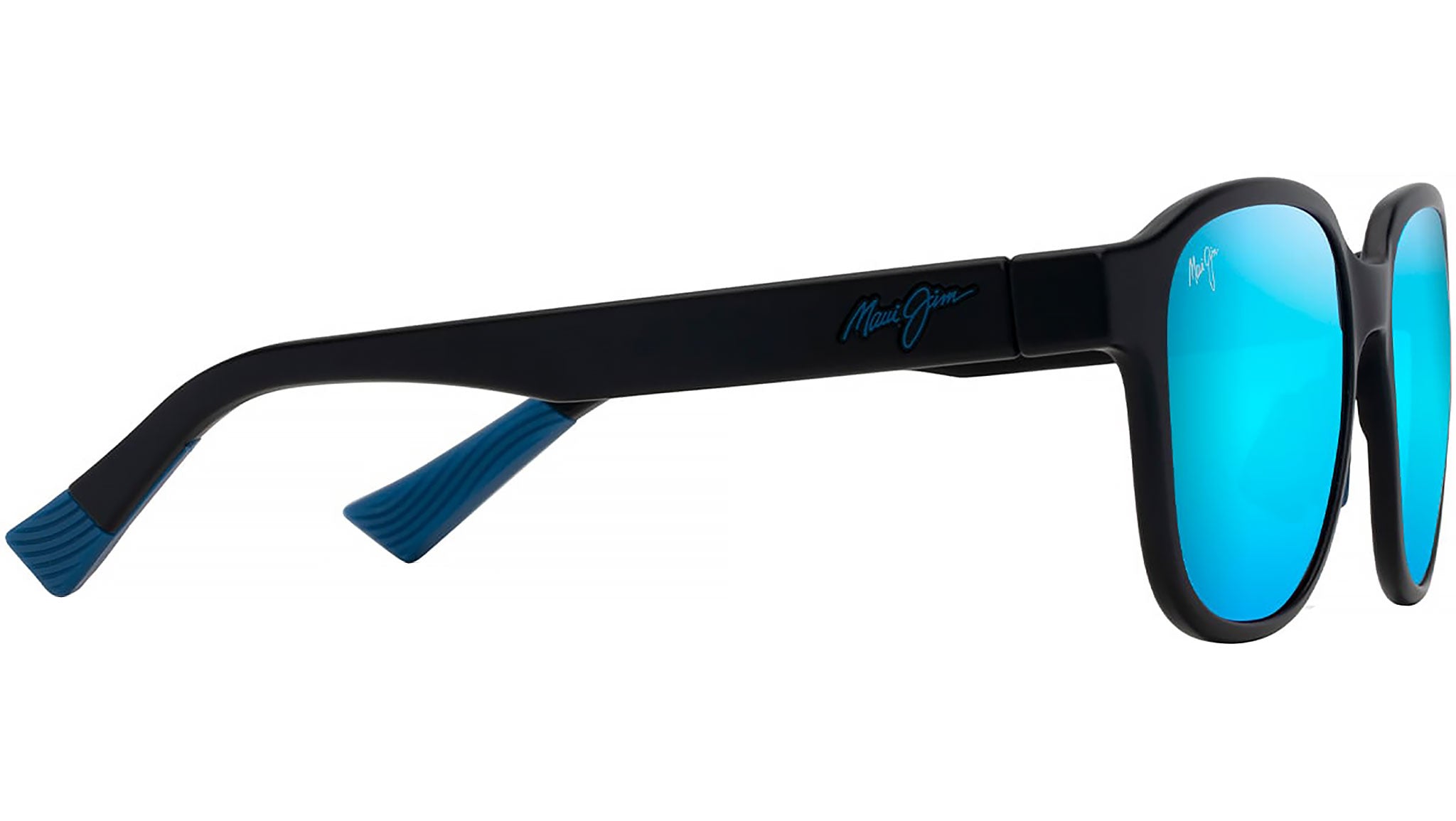 Maui Jim Noa AF B649 02 Sunglasses Matte Black Polarized - eye-oo.com