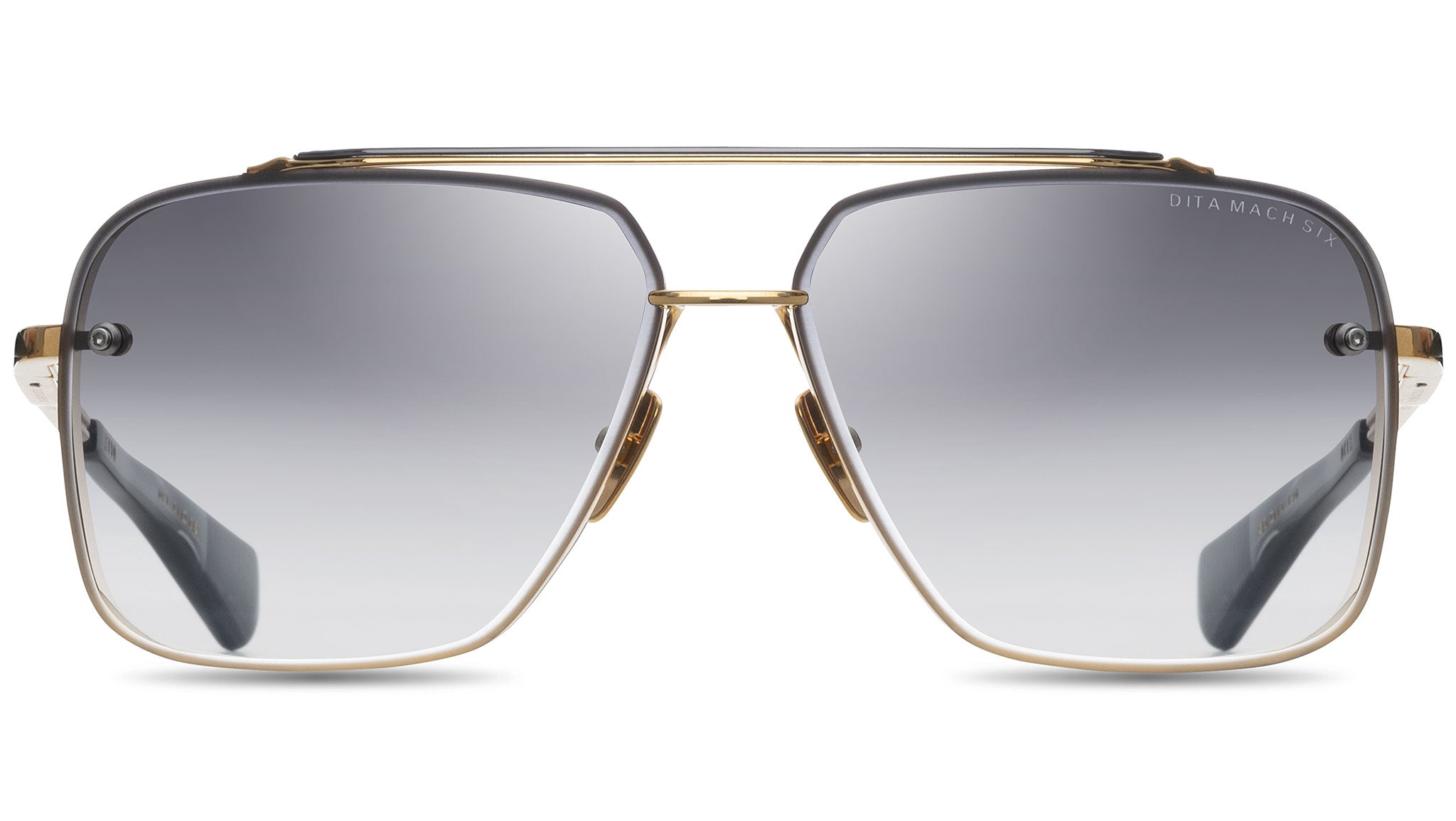 Dita Mach-Six DTS121 Sunglasses 01 Yellow Gold Black Rhodium - eye