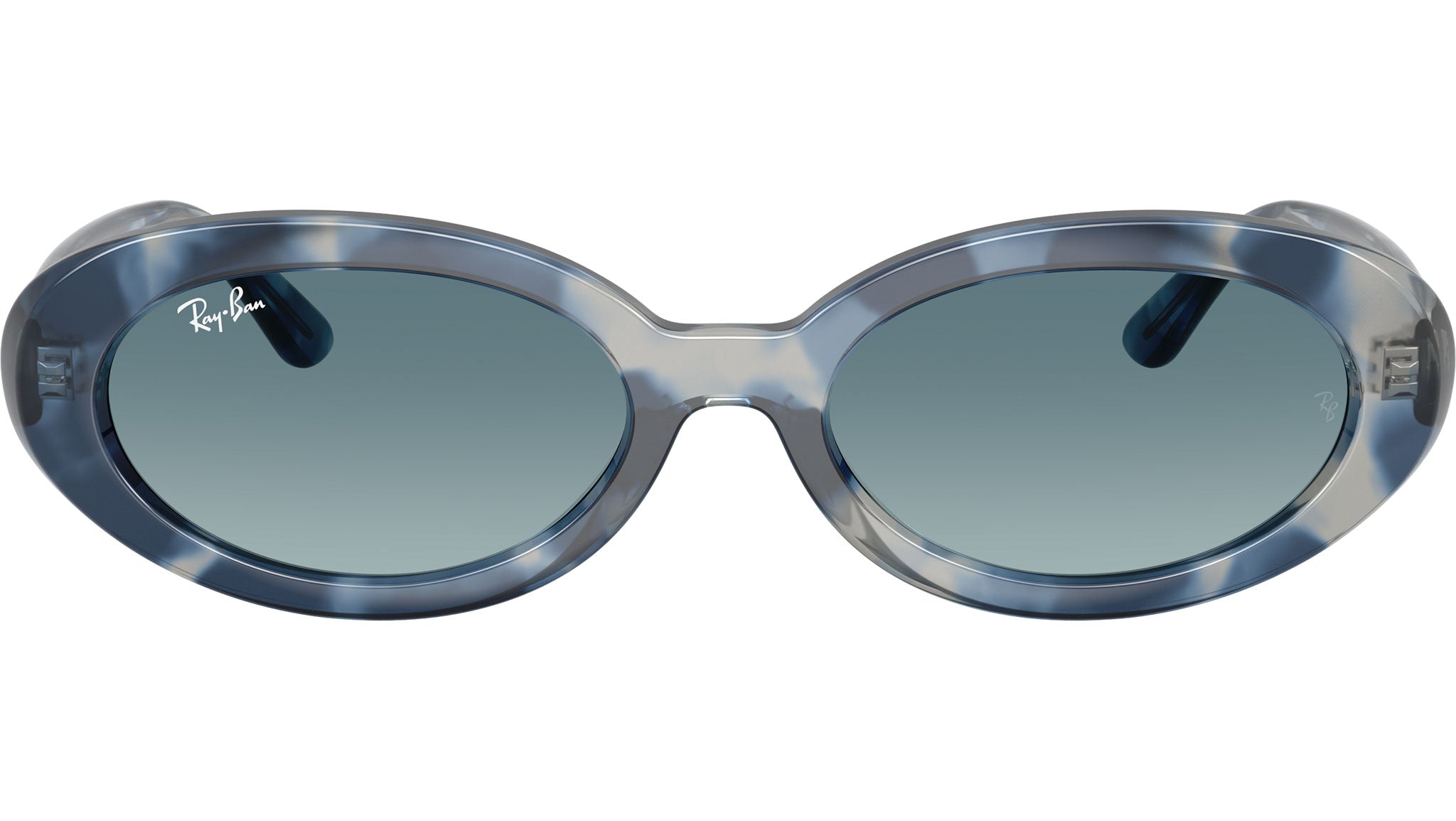 Rayban blue circle sunglasses with silver glass RB3736 main image 2