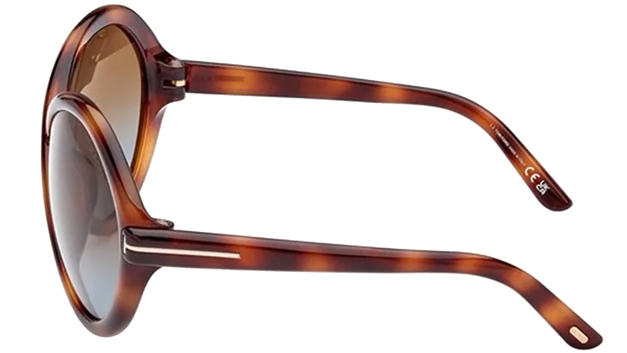 Tom Ford Tortoiseshell Brown Gradient Sunglasses Tom Ford Square Gradient Sunglasses - Brown Sunglasses  main image 4