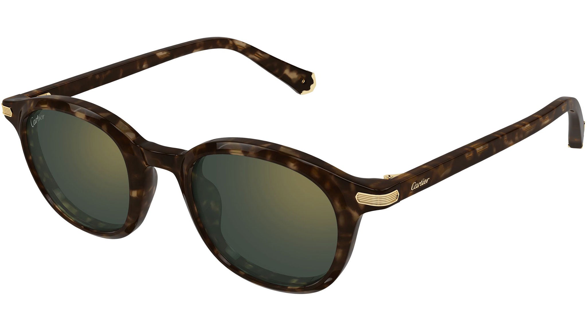 Cartier Première CT0584S Sunglasses 002 Dark Havana - eye-oo.com