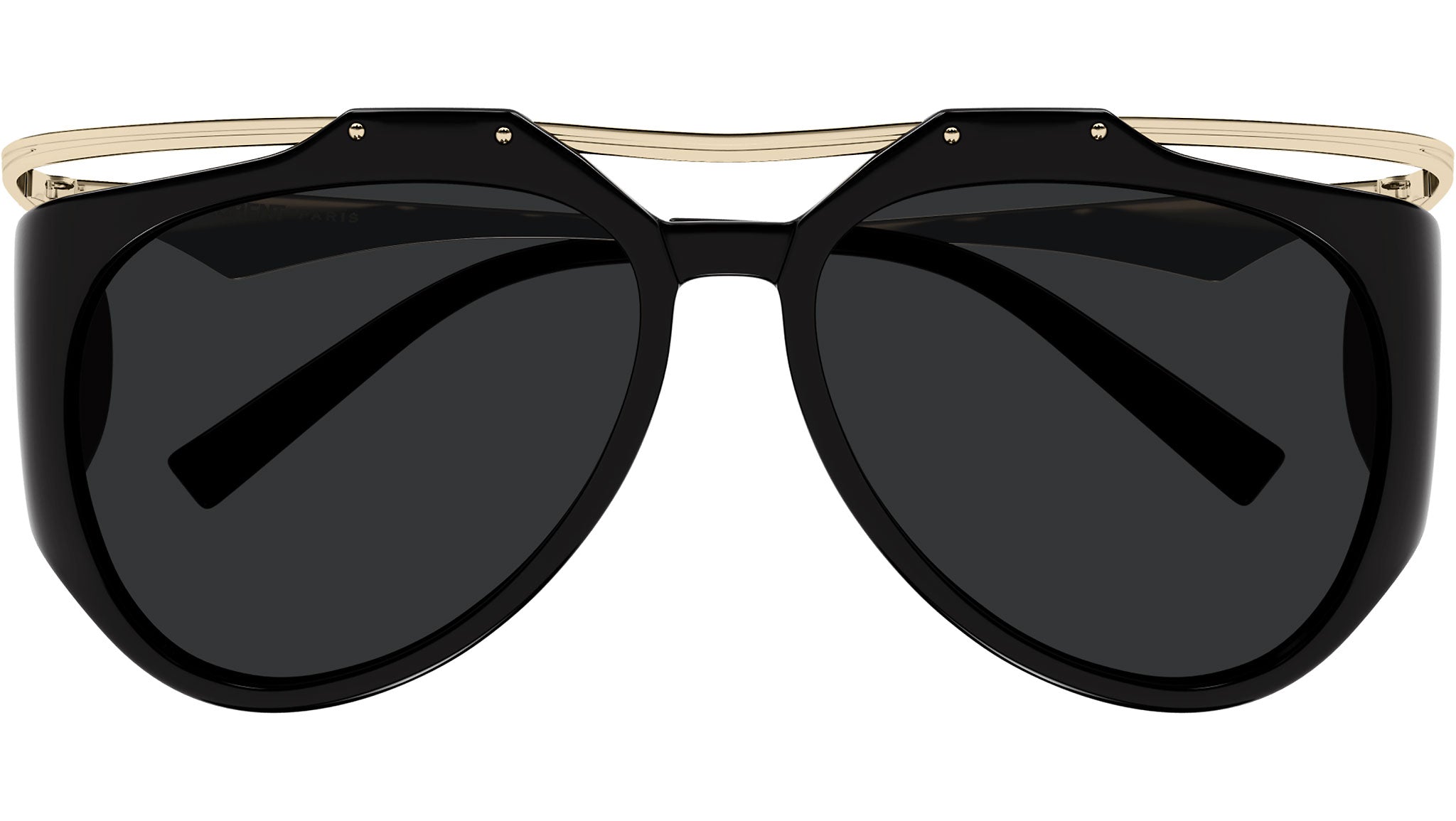 SL M137 AMELIA Saint Laurent Sunglasses 001 Shiny Black - eye-oo.com