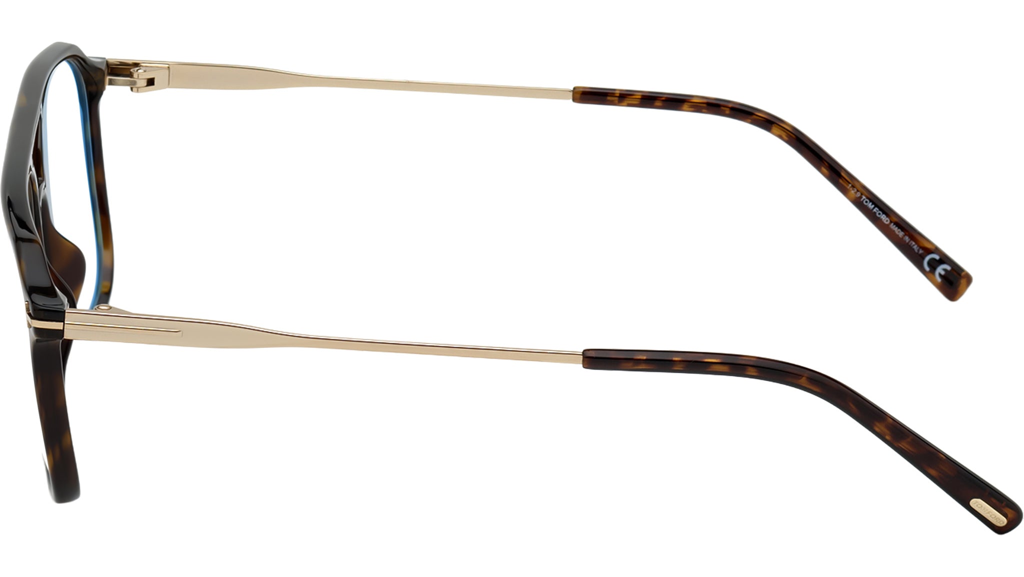 Tom Ford FT5665-B Glasses 052 Dark Havana / Rose Gold - eye-oo.com