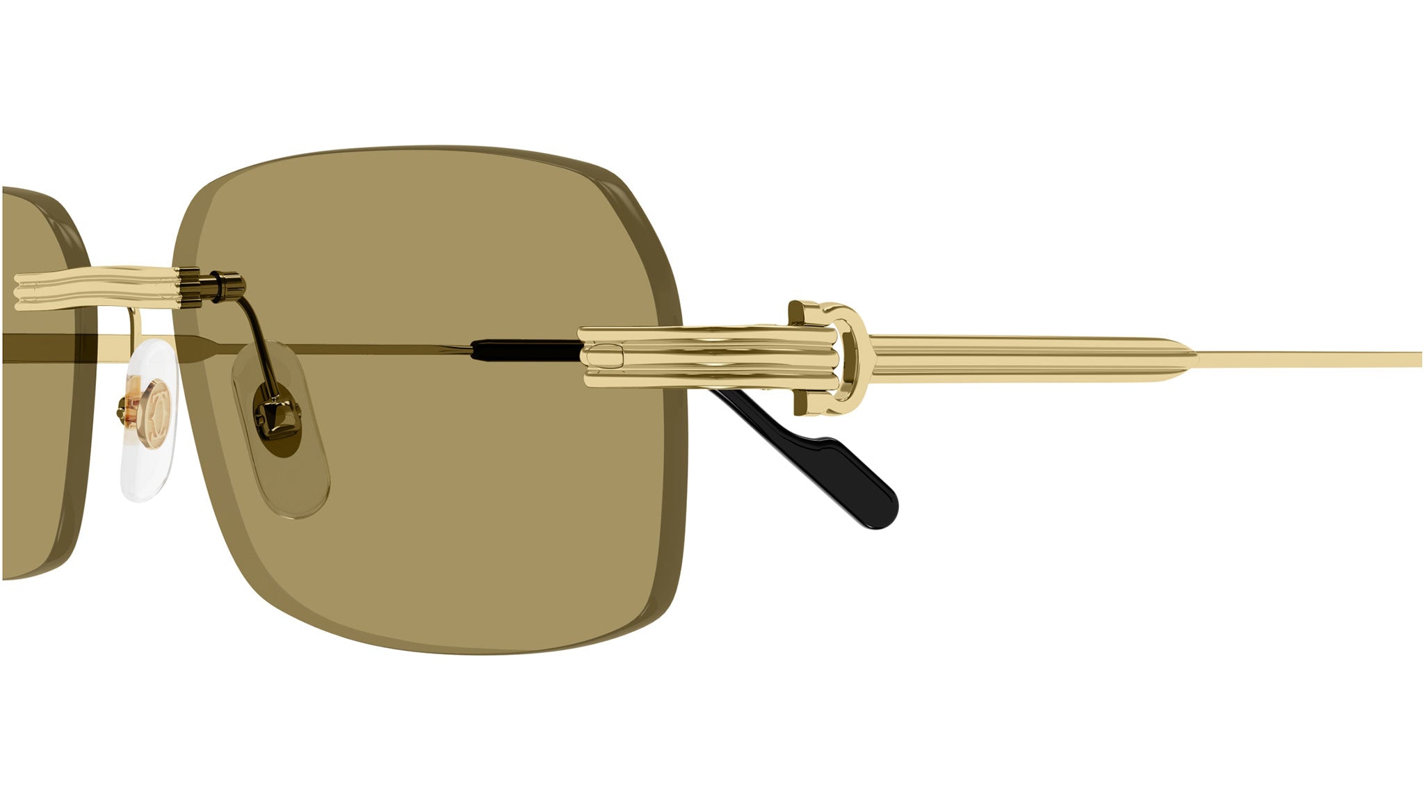 Cartier Première CT0271S Sunglasses 009 Shiny Gold - eye-oo.com