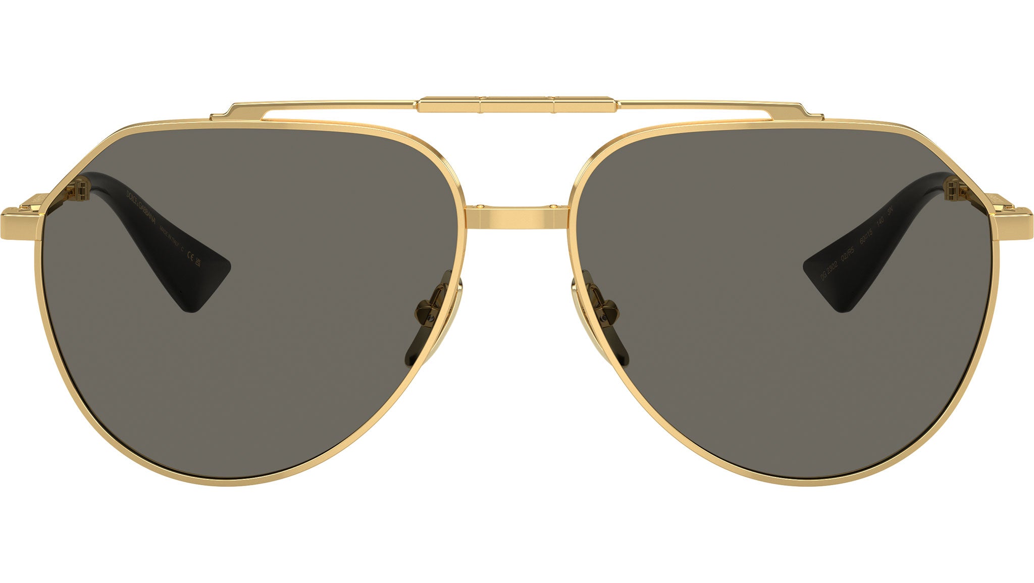Dolce Gabbana DG2302 Sunglasses 02/R5 Gold - Main Image