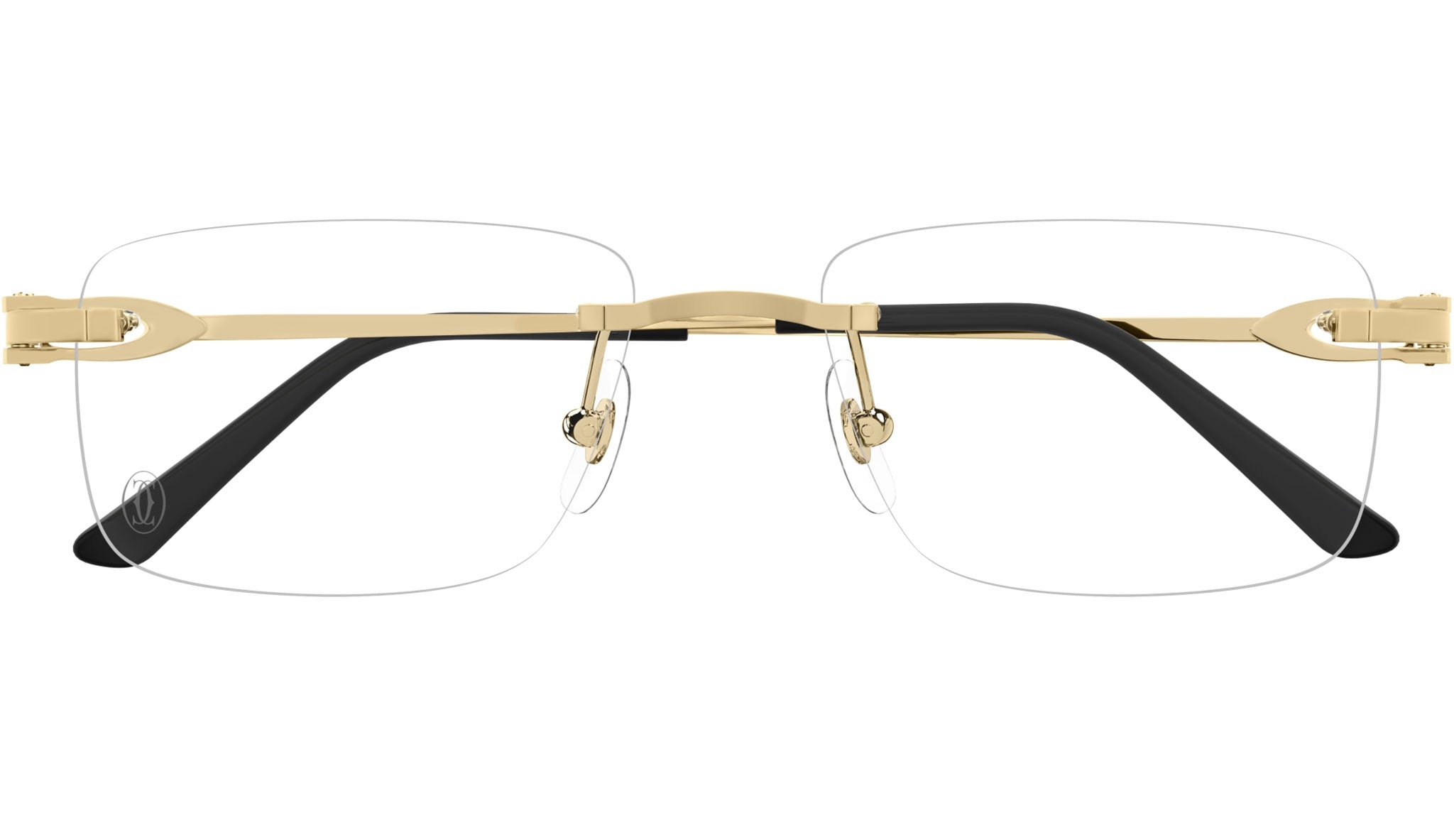 Cartier CT0521O 001 Eyeglasses Shiny Gold - eye-oo.com
