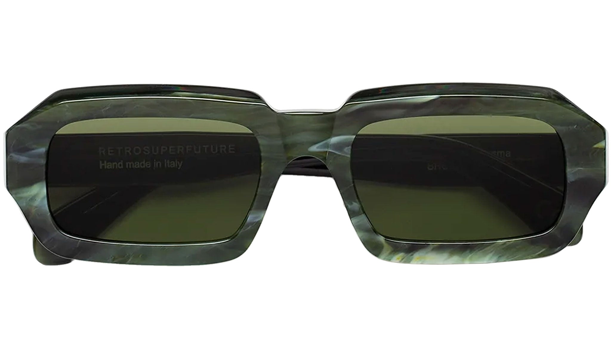 Lunettes De Soleil Retrosuperfuture RSF Zaga - Taille 53/21/145 - Couleur Stripped Havana - Acétate - Neuf Avec Étiquettes