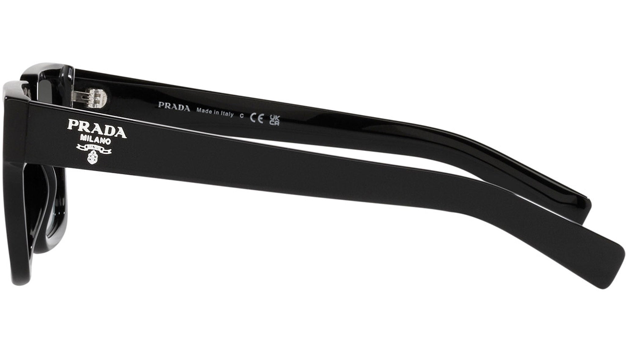 Prada PR 03ZS 1AB06T Sunglasses Black - eye-oo.com