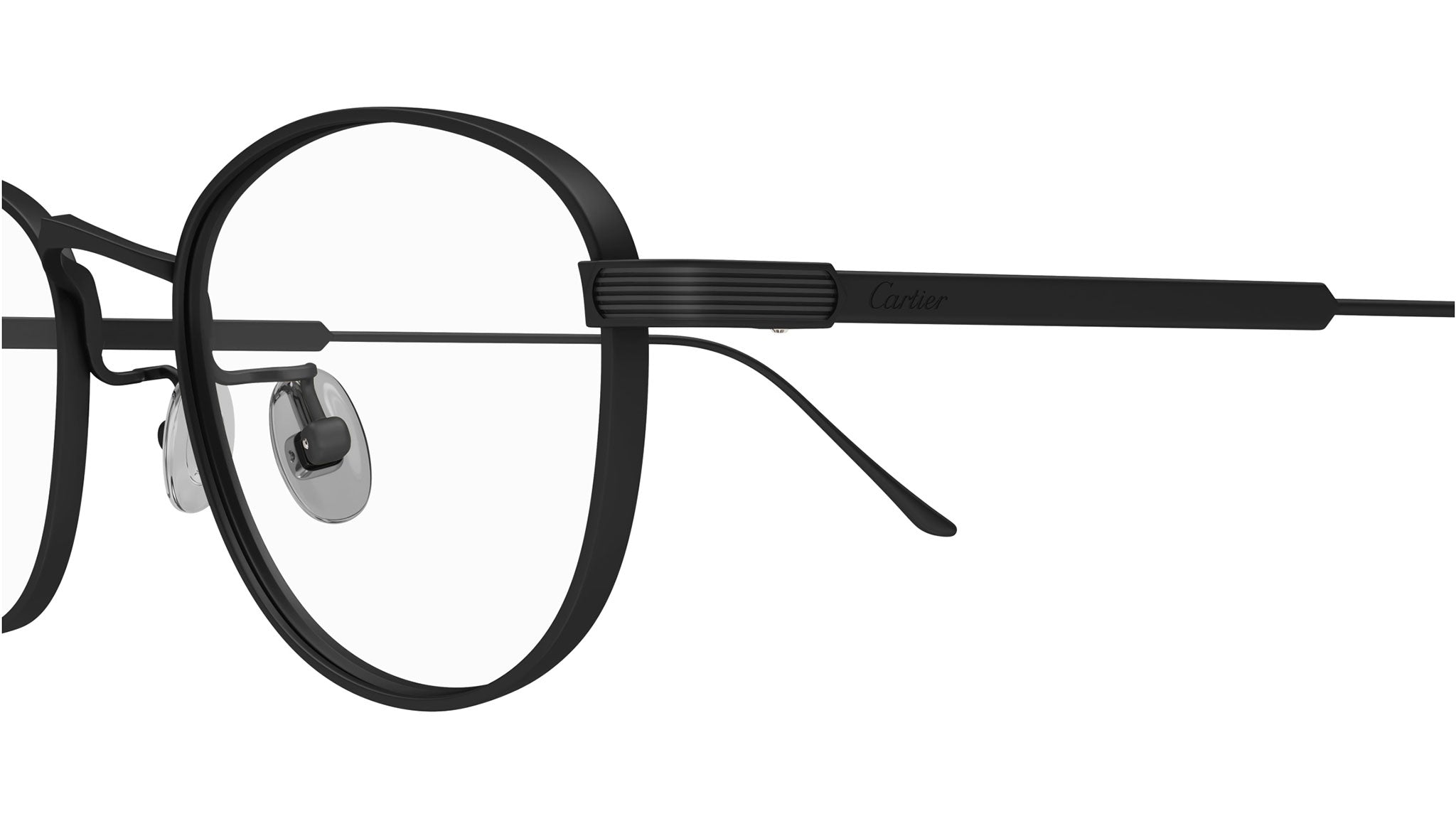 Cartier Première CT0562OA Eyeglasses 004 Matte Black - eye-oo.com