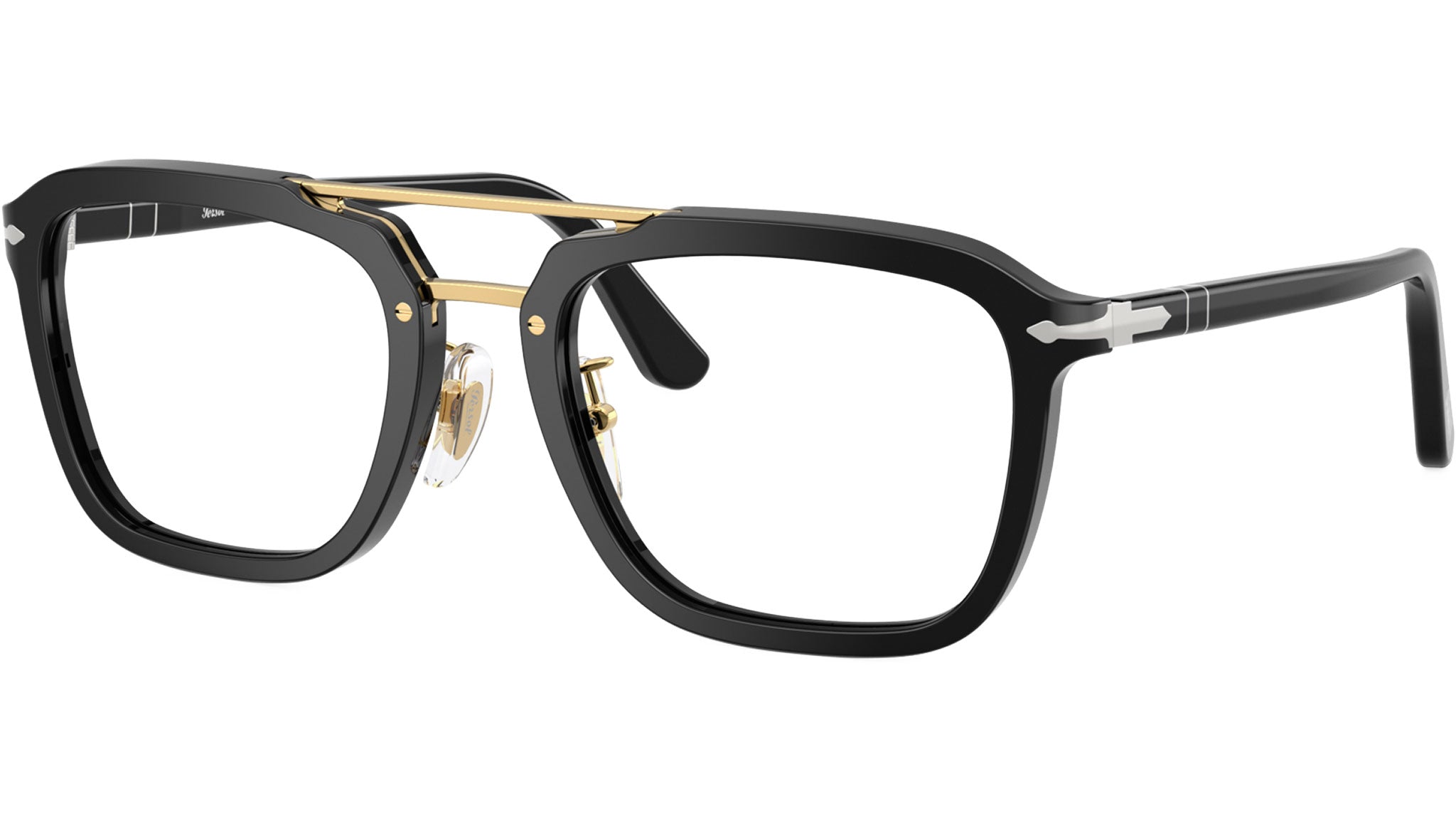 Persol Black Sunglasses Frame Eyeglasses Persol PO3345V Rene | Free Shipping | Glasses.com® main image 4