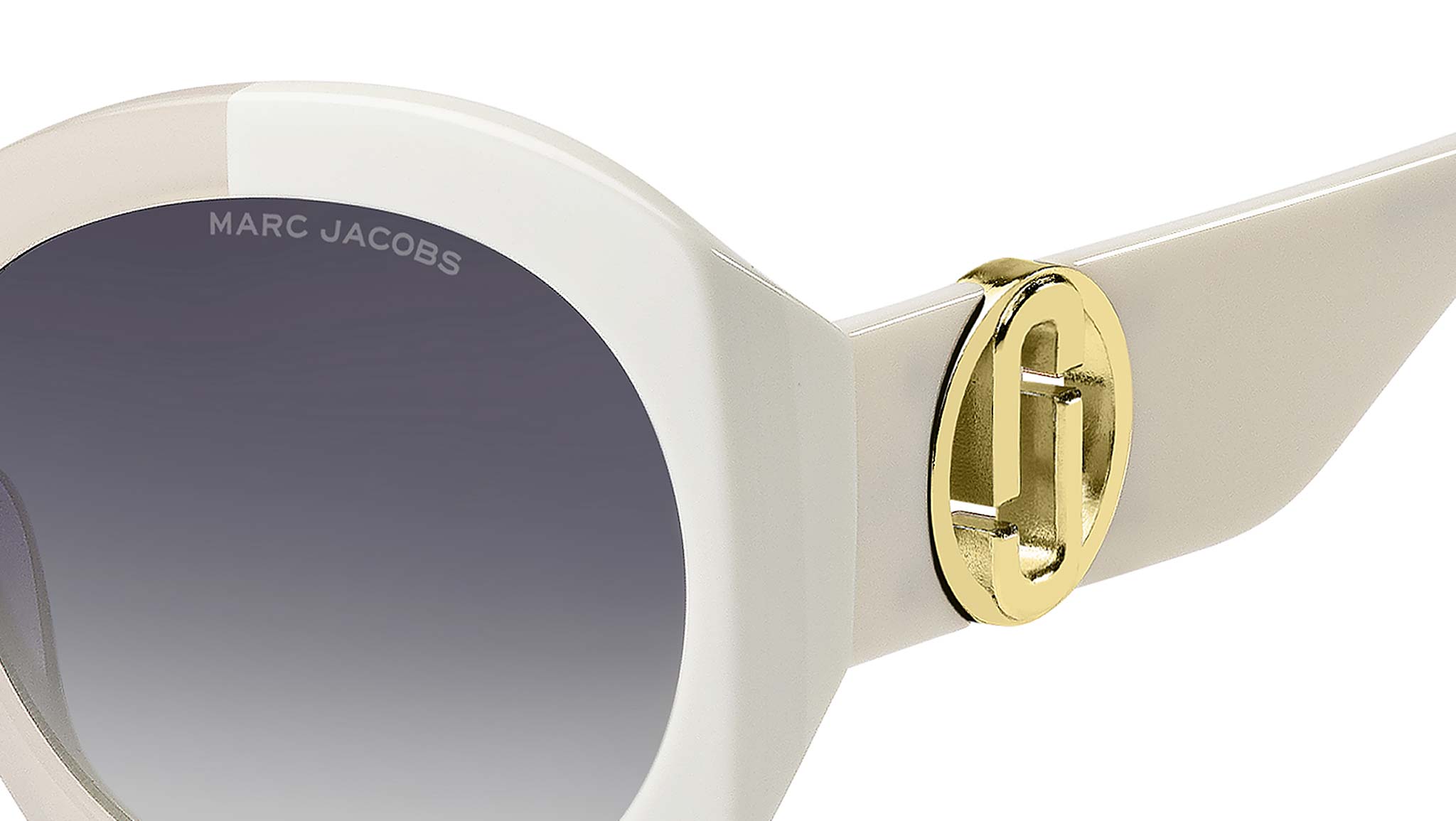 NEW MARC JACOBS SUNGLASSES IVORY WOMEN EYEWEAR MARC JACOBS MARC 722/S 0SZJ GB New MARC JACOBS MARC 722/S 0SZJ GB Ivory/Grey Azure Gradient  main image 2