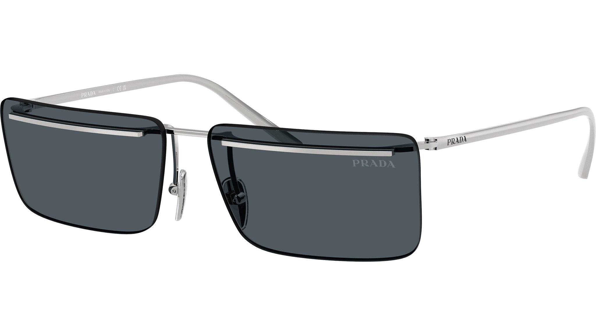 PR C53S Prada Sunglasses 1BC70B Silver - eye-oo.com display picture 3