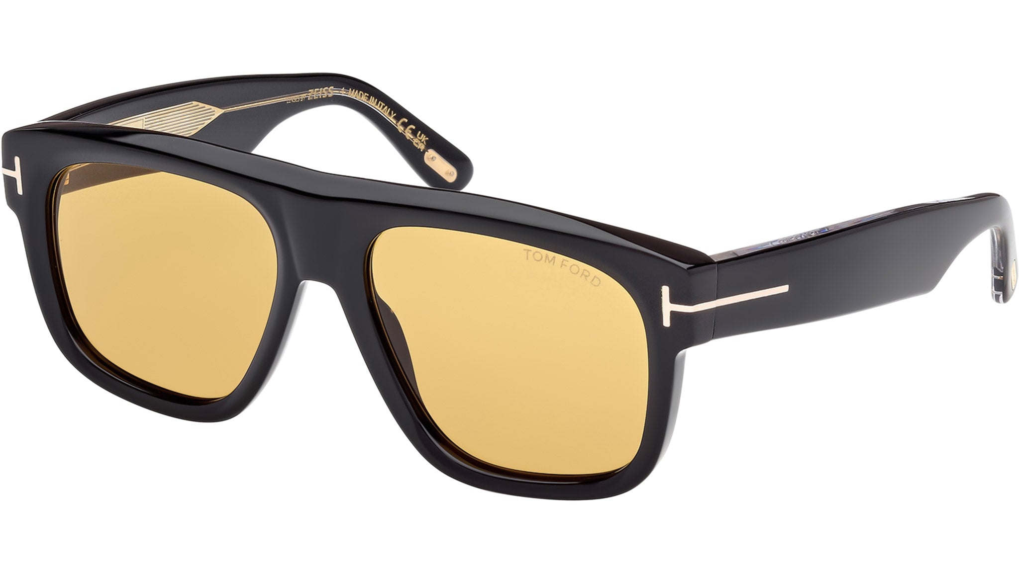 Tom Ford Icon Sunglasses FT1201 01E Shiny Black - eye-oo.com
