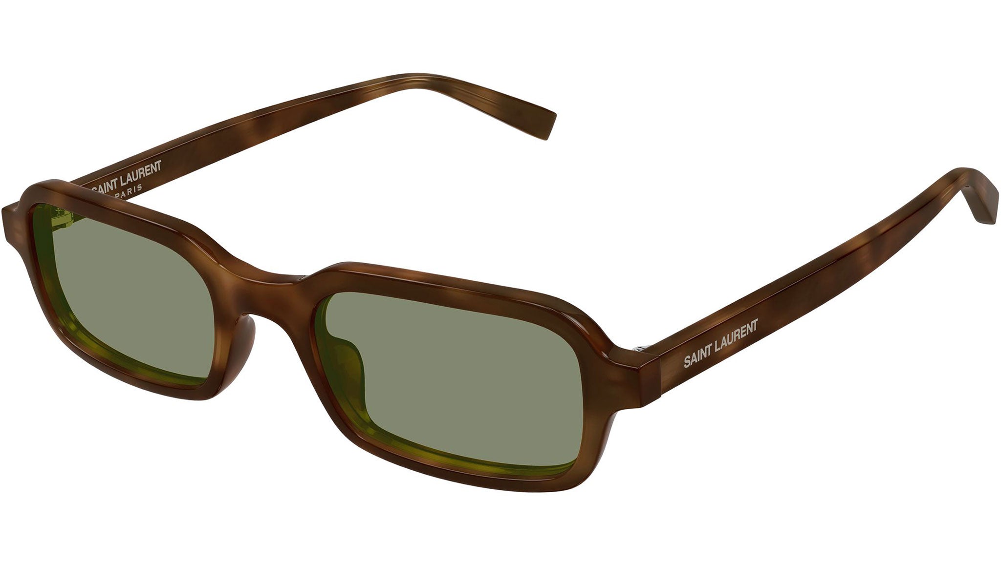 小物 Yves Saint Laurent archive sunglasses Saint Laurent SL 908 Glasses 003 Havana Green Sunglasses - eye-oo.com