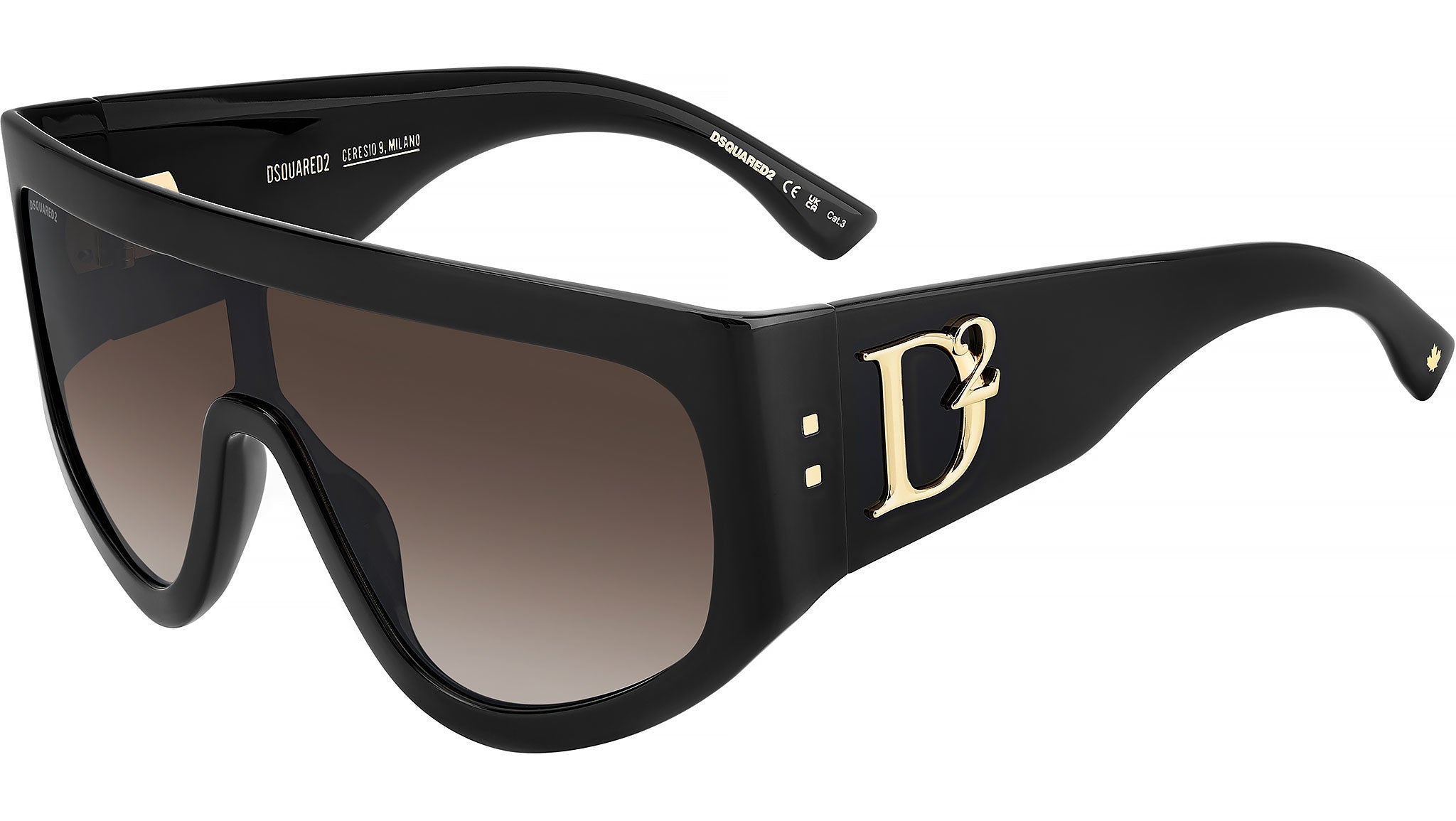 Dsquared2 Sunglasses D2 0149/S 807 HA Black - eye-oo.com