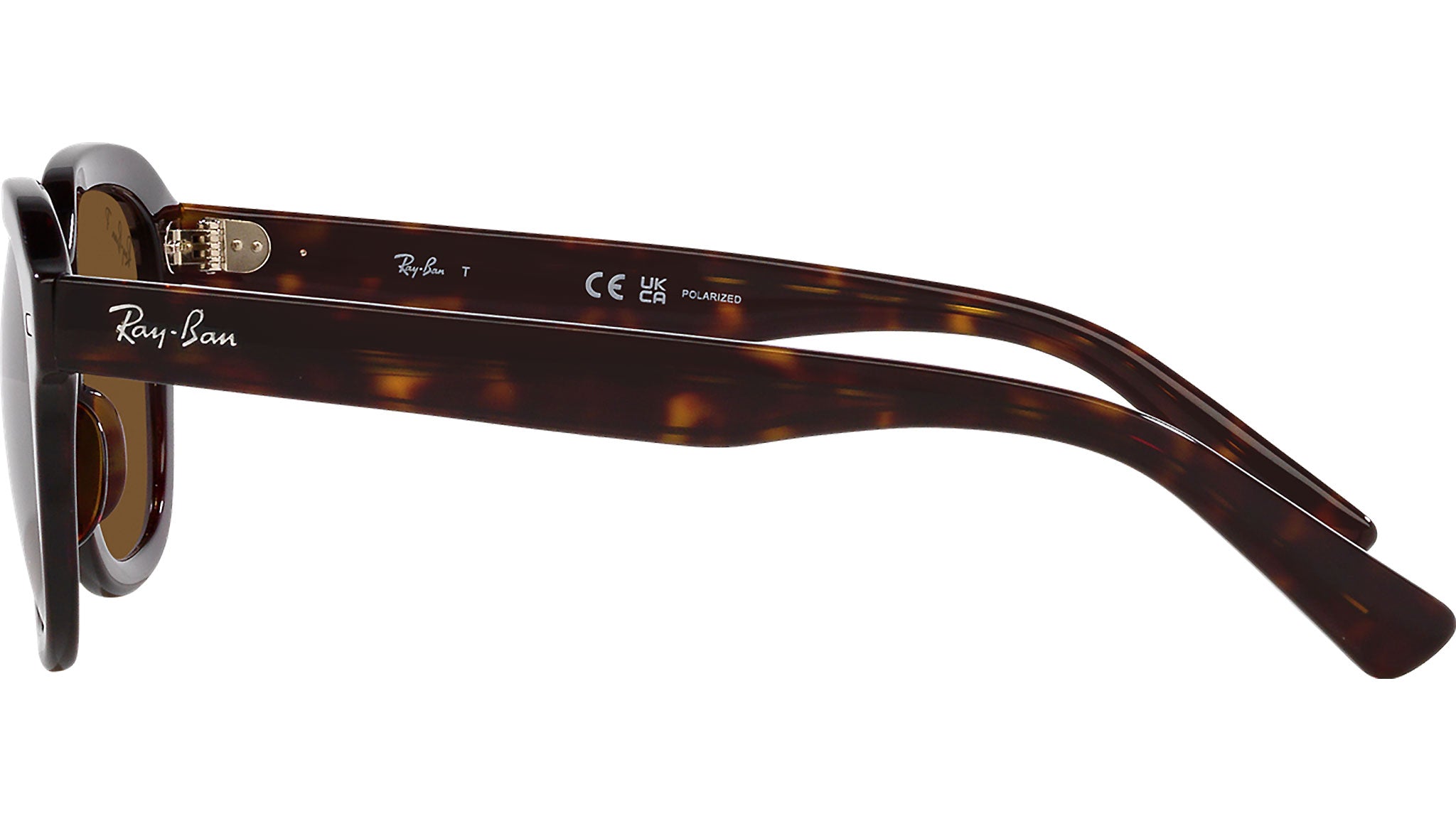 Ray-Ban Brown Sunglasses Tortise Color NEW Ray-Ban New Wayfarer Classic M (55 - 18) with Blue lenses  main image 2