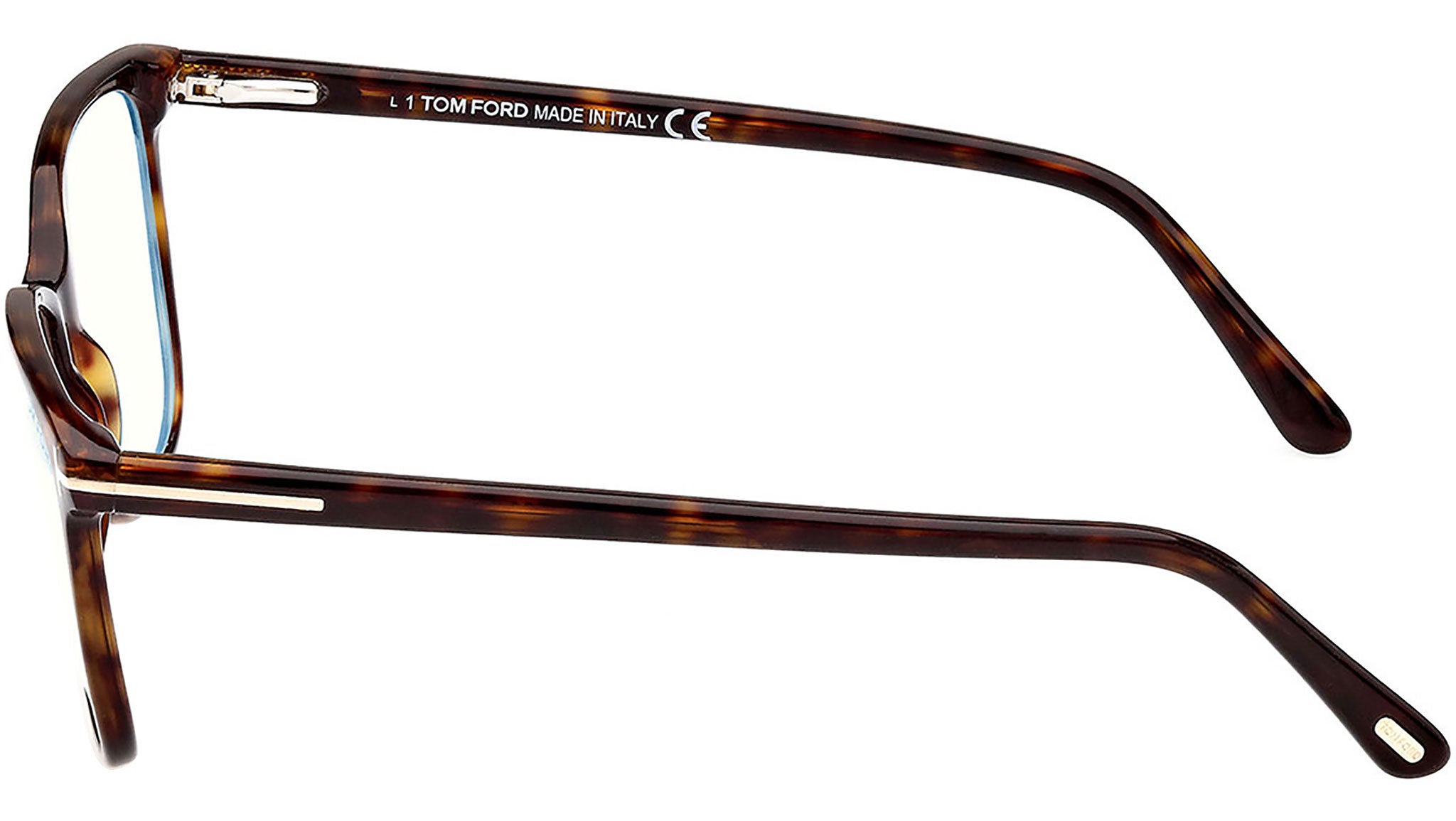Tom Ford FT5842-B Optical Frame 052 Shiny Dark Havana - eye-oo.com