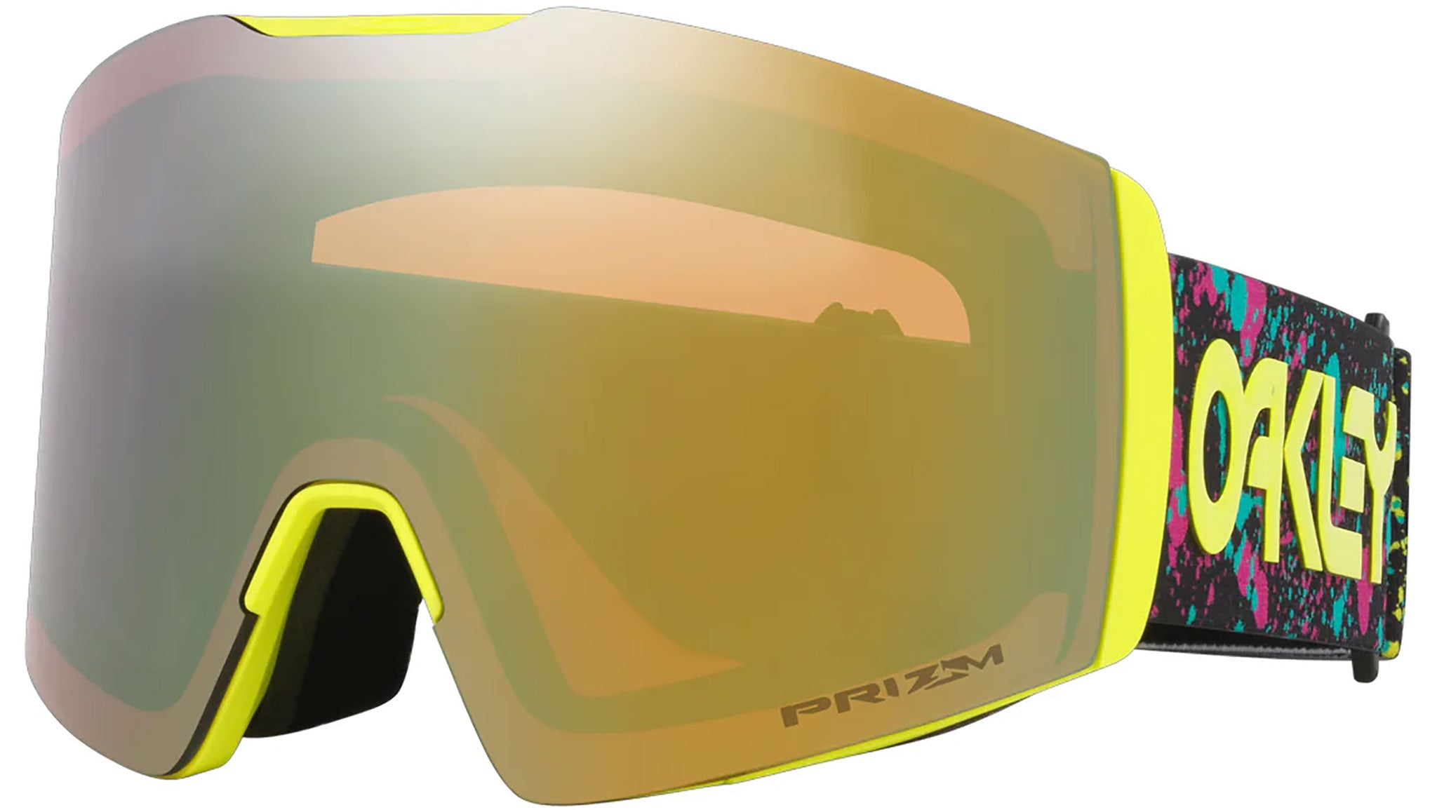 fall line snow goggles Oakley Snow Goggle Fall Line L Jaxson Black / Prizm Sage Gold