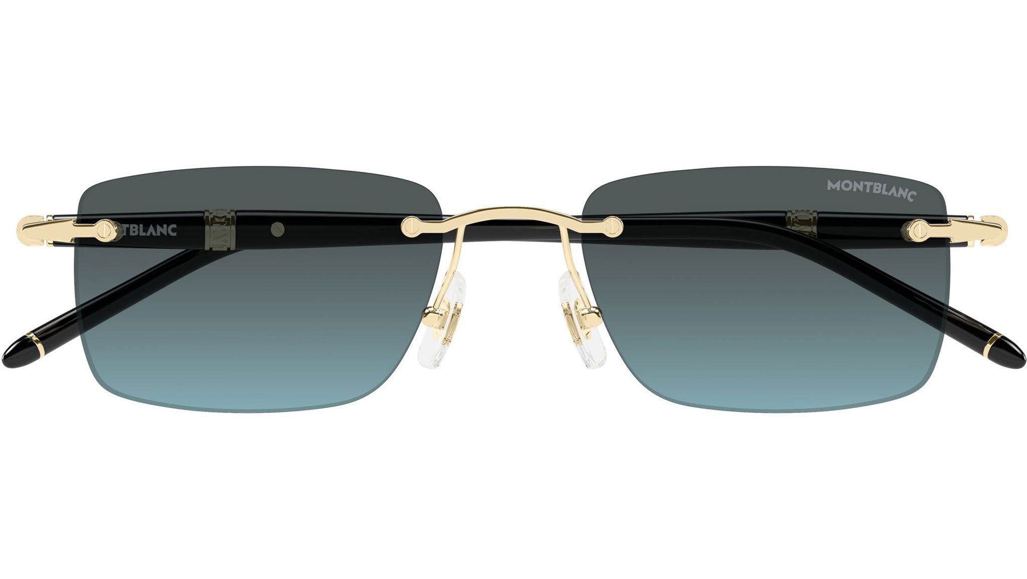 NWT Mont Blanc MB0344S-010 Sunglasses MB0344S Sunglasses - Montblanc Authorized Retailer  main image 2