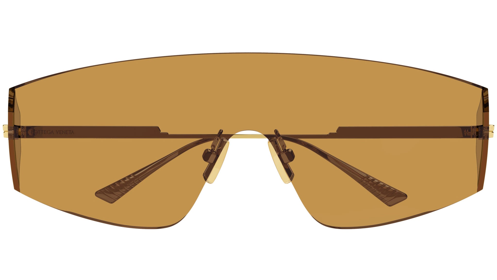 Bottega Veneta Sunglasses BV1299S 002 Shiny Gold - eye-oo.com