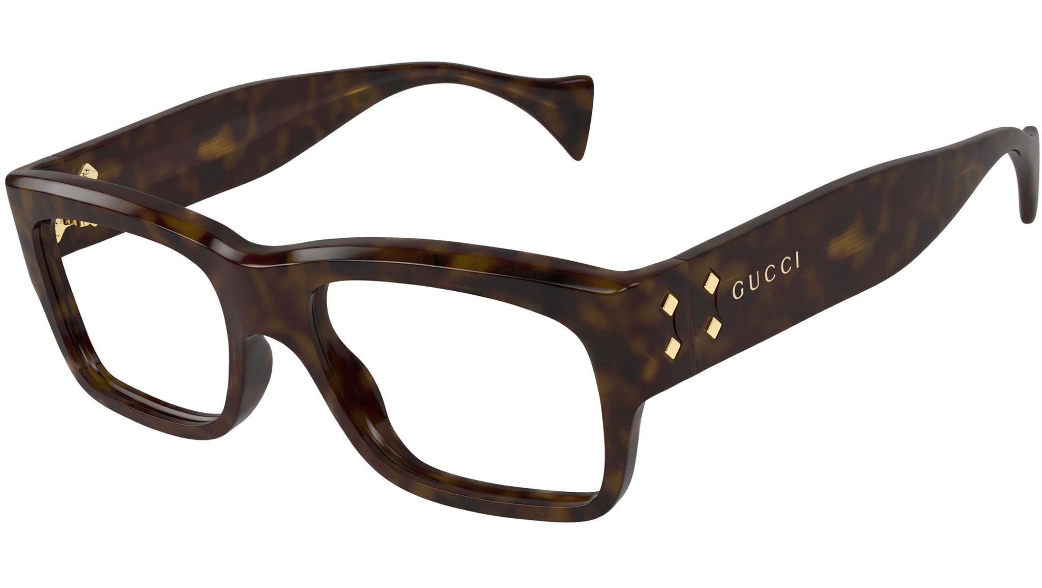 Gucci Eyeglasses GG1707O 002 Dark Dark Havana - eye-oo.com