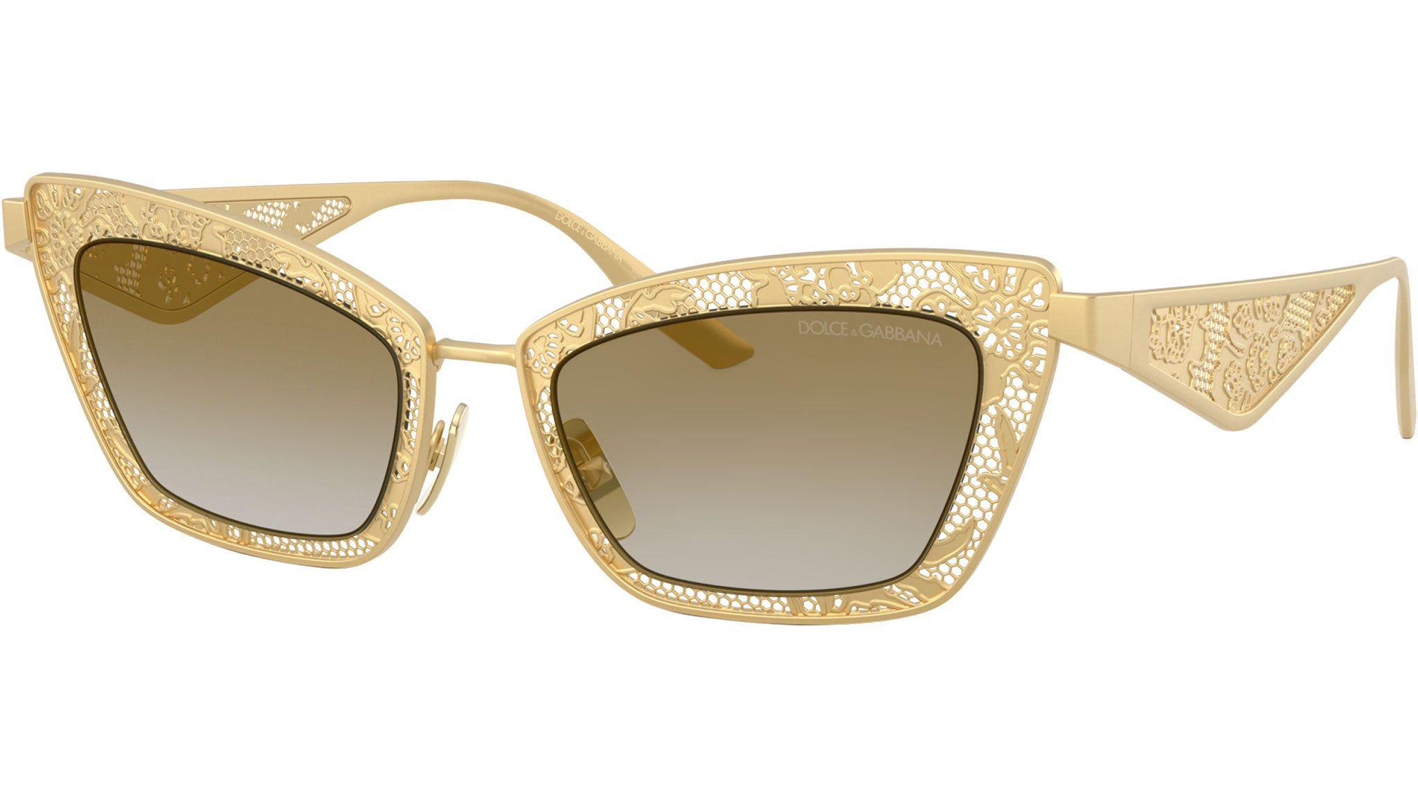 Dolce & Gabbana DG2311 Sunglasses 12246E Matte Gold - eye-oo.com
