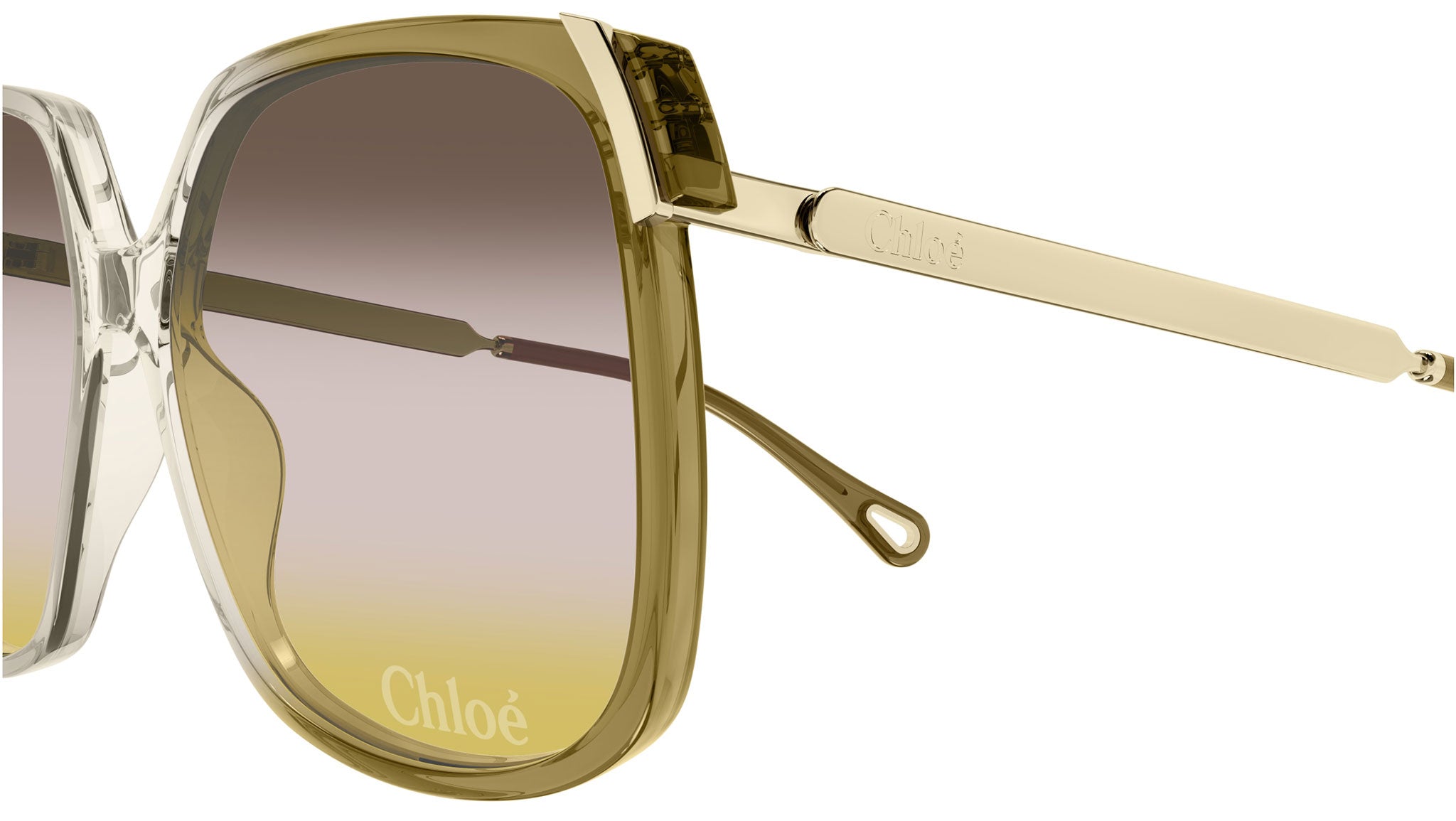 CH0286S Chloé Rectangular Sunglasses 008 Beige - Main Image