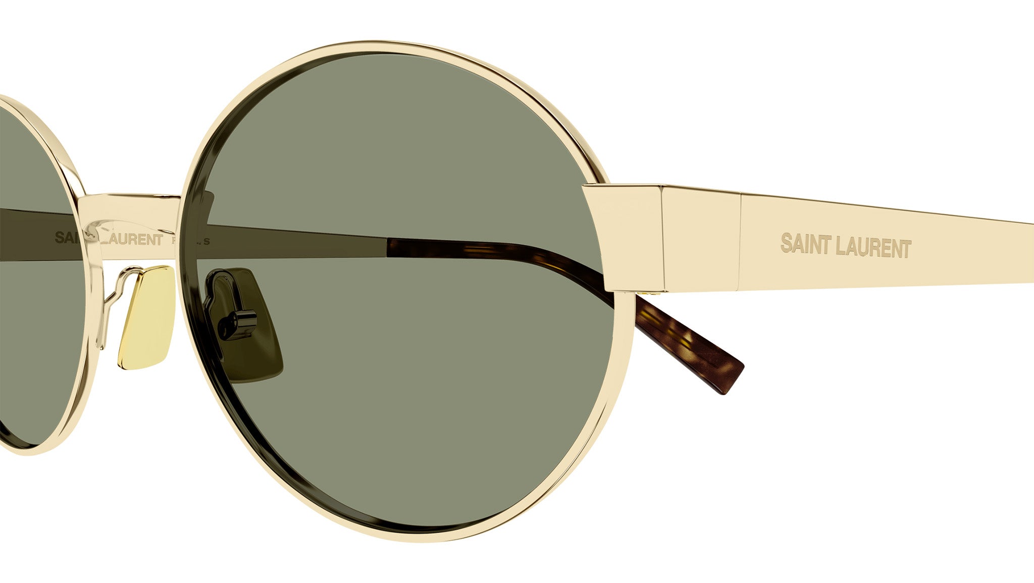 SL 692 Saint Laurent Sunglasses 003 Light Gold - eye-oo.com