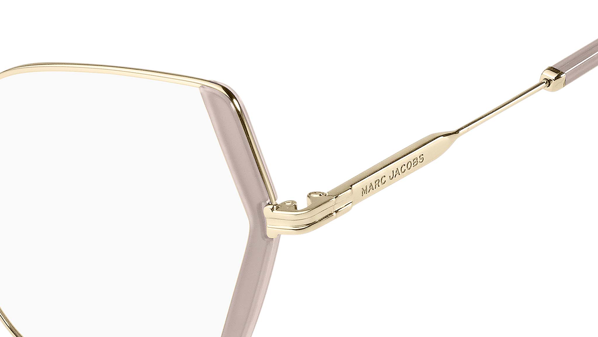 Marc Jacobs MJ 1068 BKU Optical Frame Gold Nude - eye-oo.com