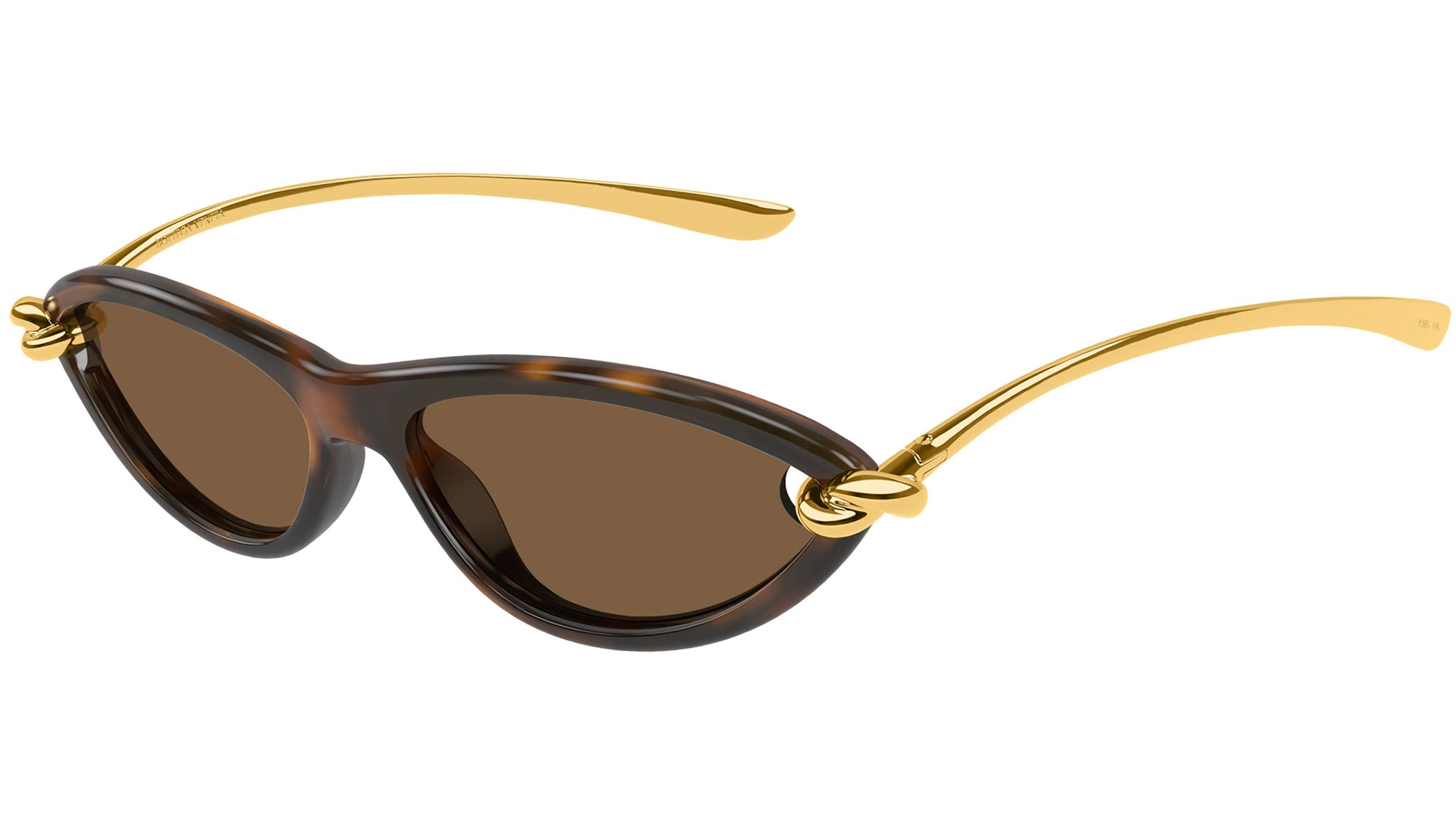 BV1390S Bottega Veneta Cat Eye Sunglasses 002 Sprayed Havana  display picture 3