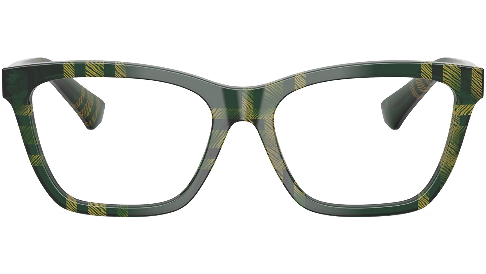 Burberry BE2440 Glasses 4169 Check Green - eye-oo.com