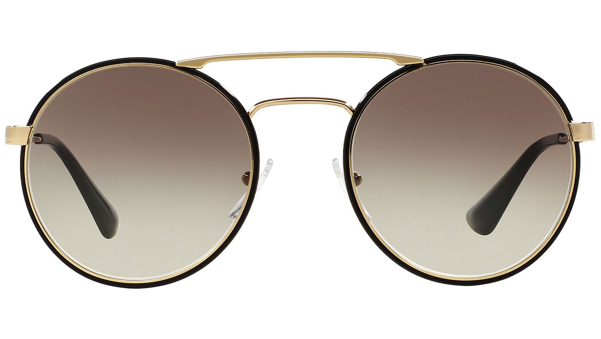 Prada Women\'s Black and Pale Gold Sunglasses! Prada Women main image 4