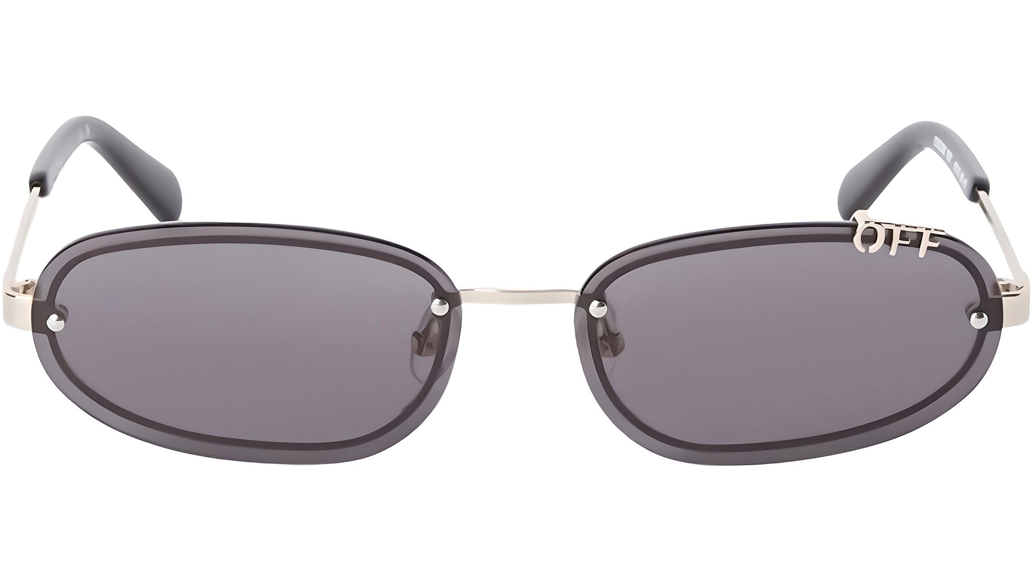 NEW OFF-WHITE GOLD SUNGLASSES Off White Richfield 53mm Geometric Rectangle Sunglasses  main image 3