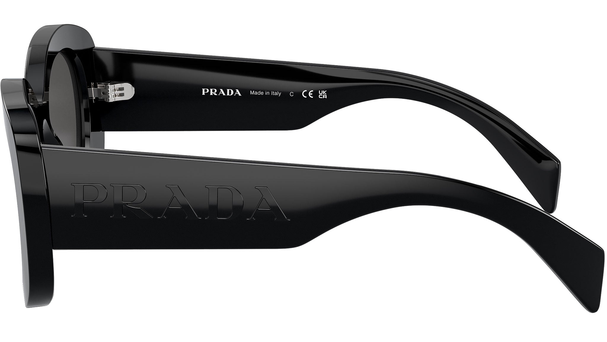 PRADA アビエイターサングラス ブラック 室 プラダ PRADA PRADA サングラス SPR 13Z トライアングルロゴ （1AB-5S0