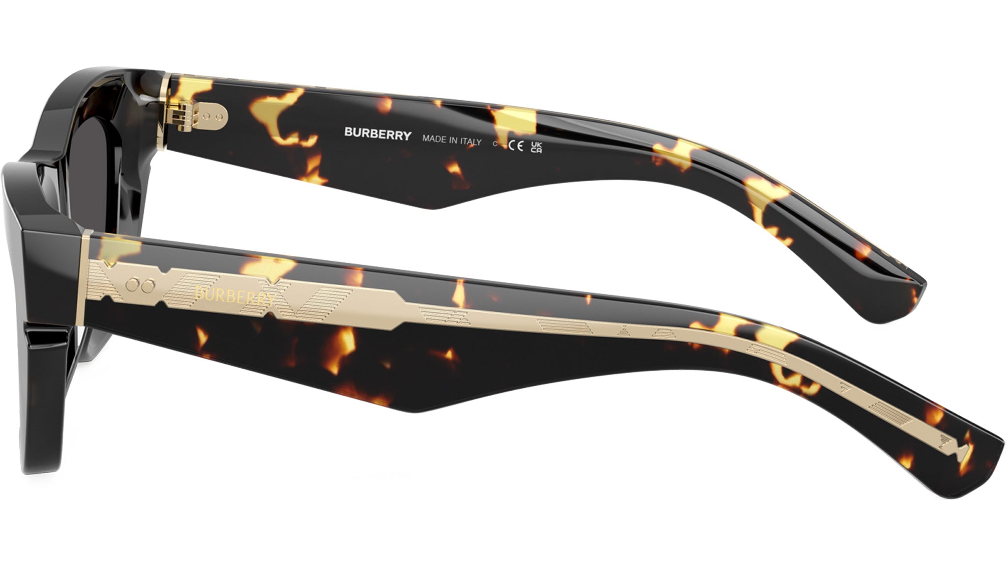 Burberry BE4454 Sunglasses 410687 Yellow Havana - eye-oo.com