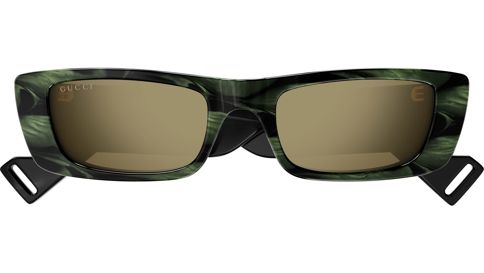 Gucci GG0516S 014 Green Bronze Sunglasses - eye-oo.com