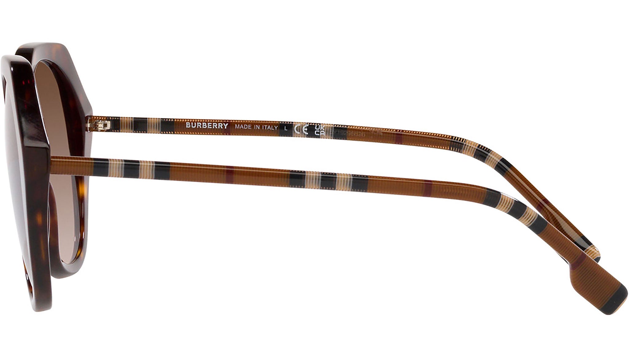 Burberry Vanessa BE4375 401713 Sunglasses Women\'s Dark Havana/Brown Gradient. BURBERRY SUNGLASSES VANESSA - BE4375 401713 55 - Dark Havana main image 4