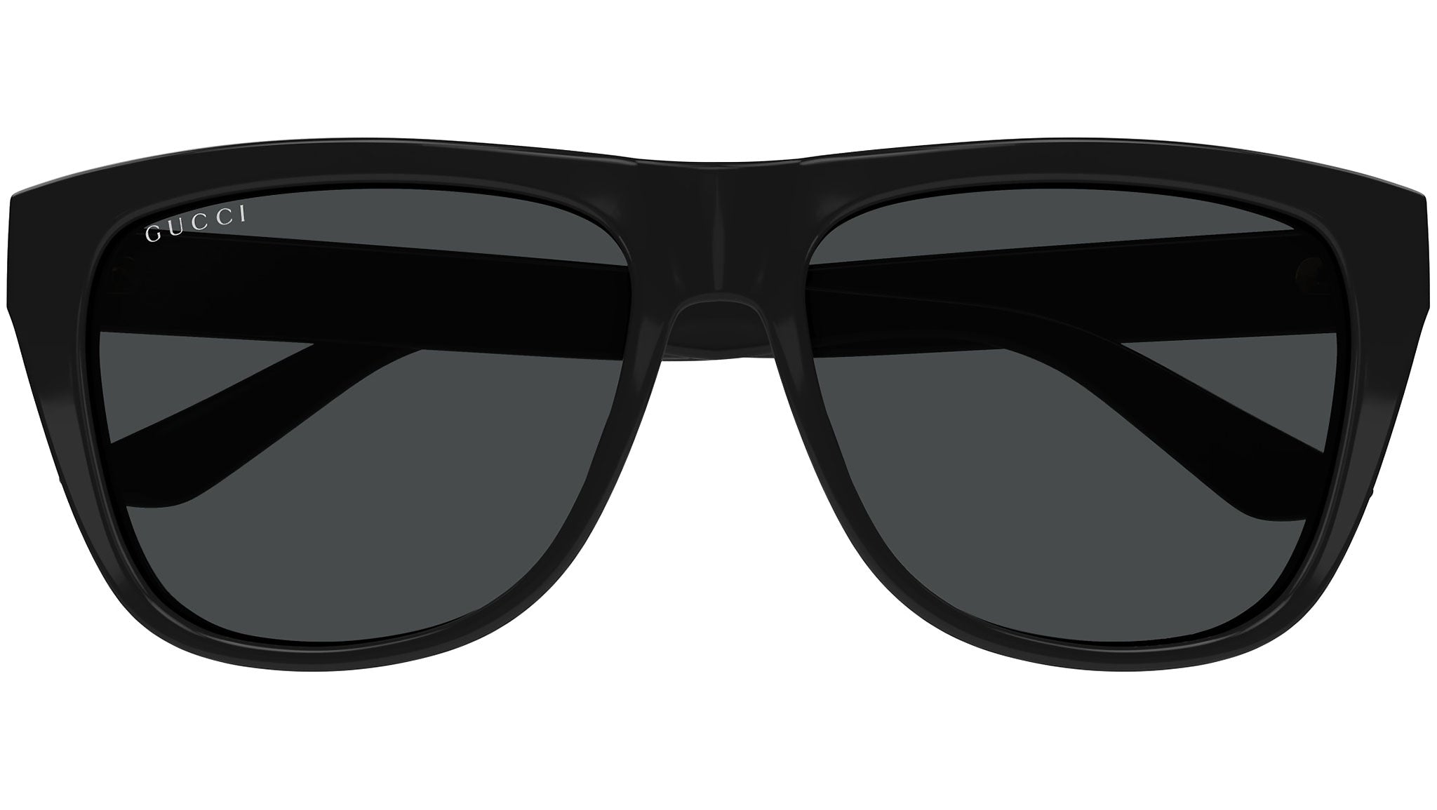Gucci GG1345S 001 Black Smoke Pilot Sunglasses - eye-oo.com