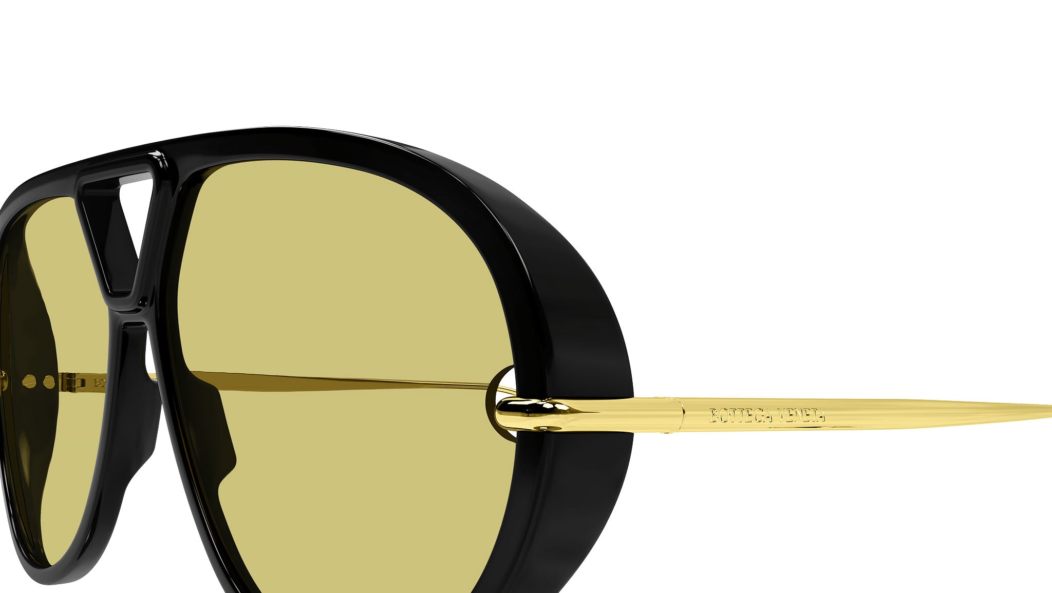 Bottega Veneta BV1273S Sunglasses 003 Shiny Black - eye-oo.com