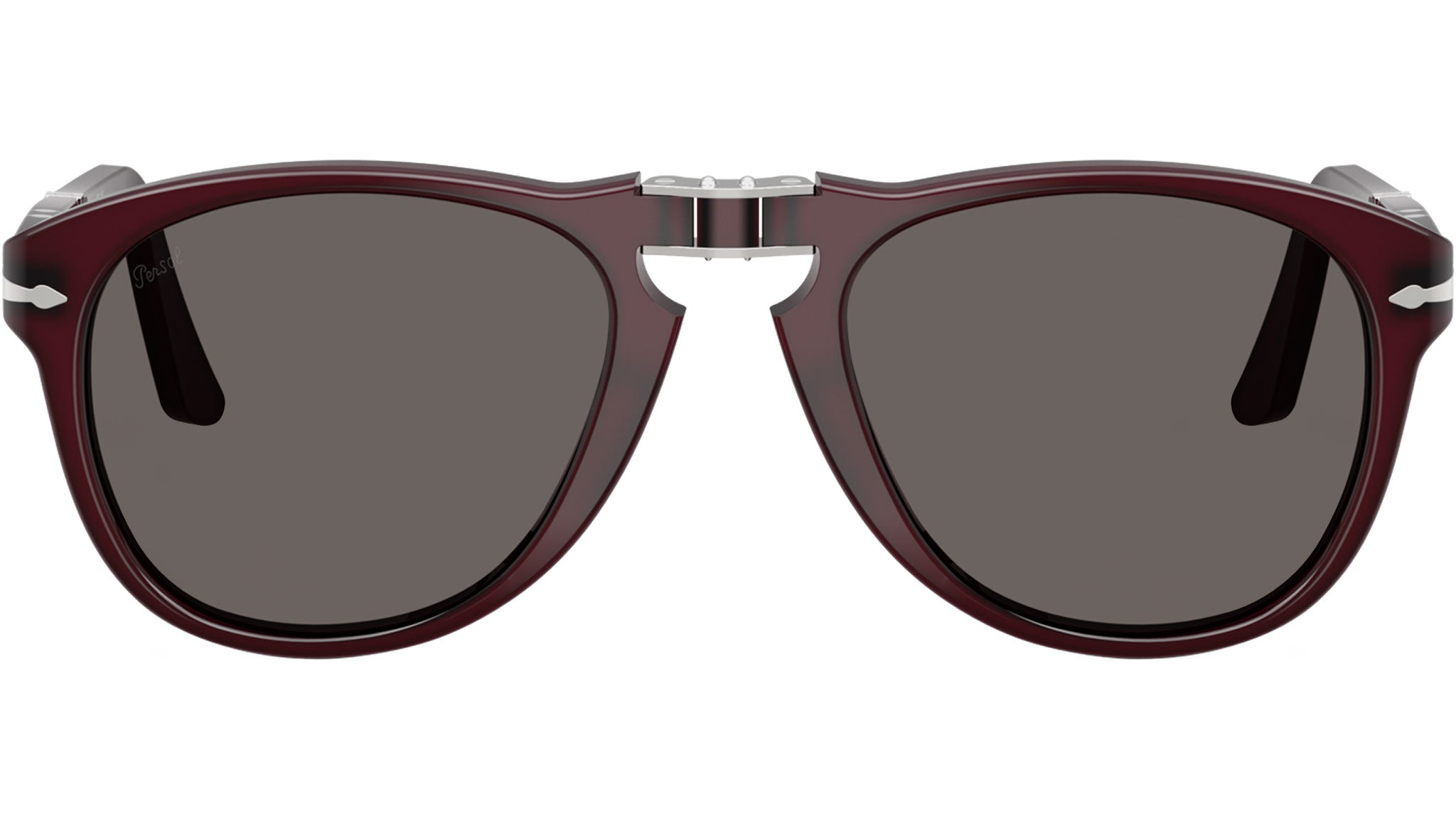 Persol Folding Sunglasses 1216B1 Milky Plum - eye-oo.com