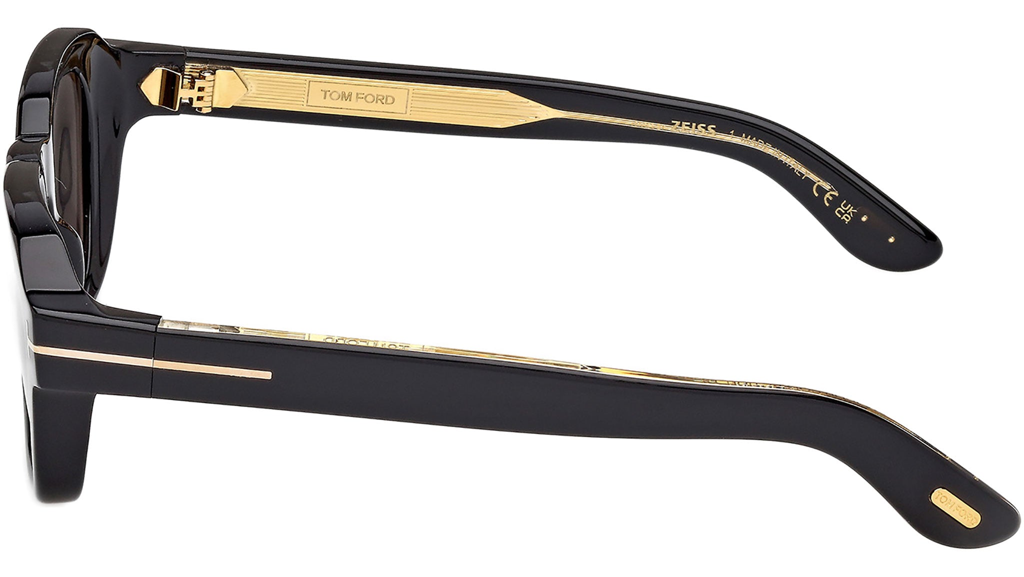 Tom Ford Icon Sunglasses FT1226 01A Shiny Black - eye-oo.com