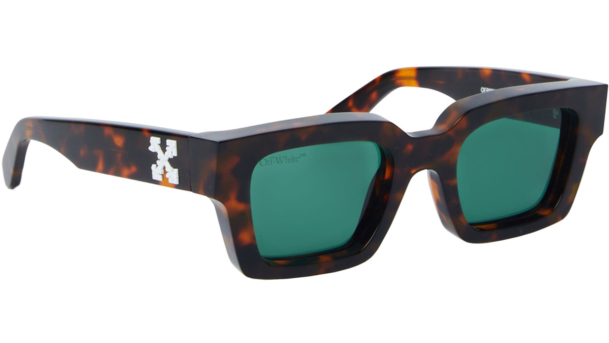 Off-White Virgil スクエアサングラス べっ甲 Off-White Virgil Tortoise Sunglasses - eye-oo.com