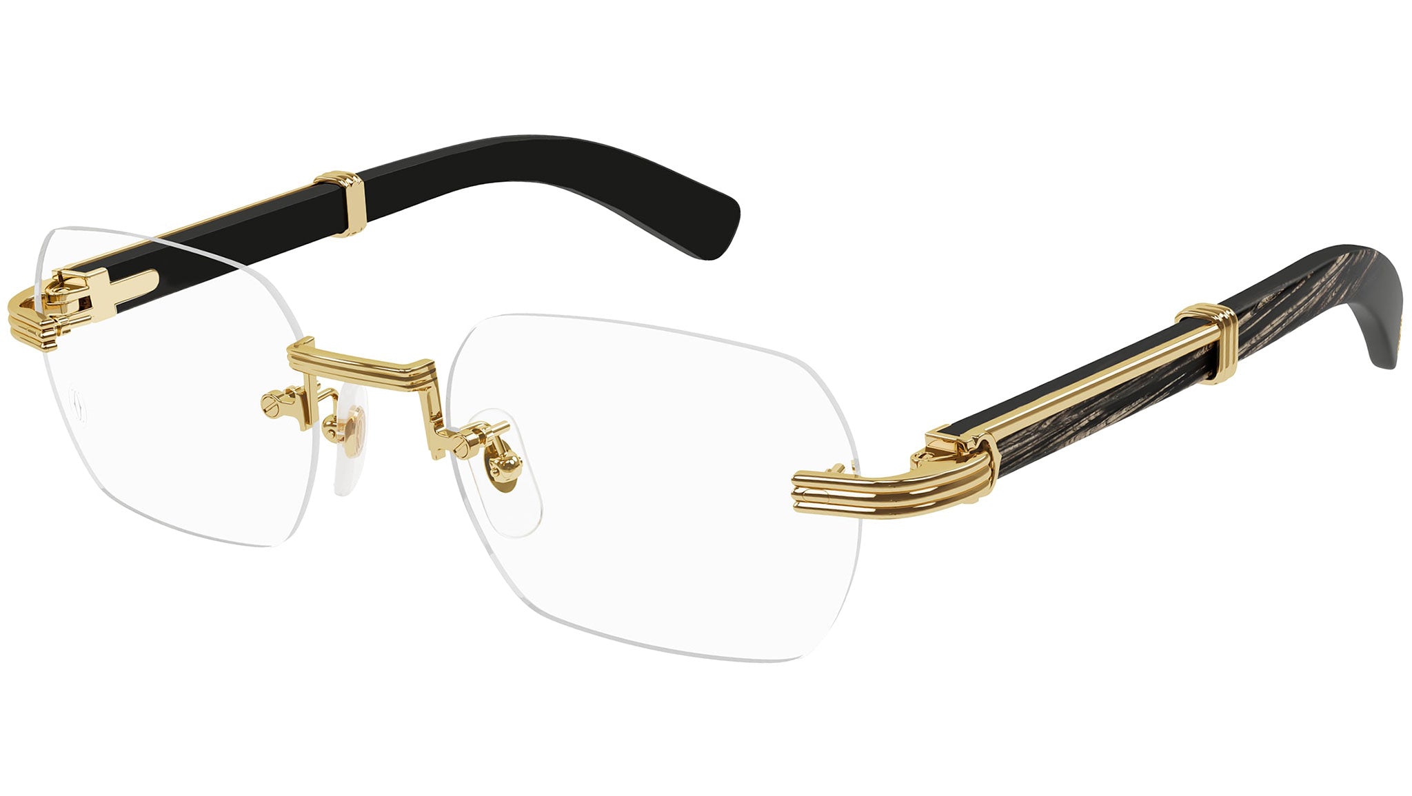Cartier CT0377O 001 Shiny Gold Optical Frame - Main Image