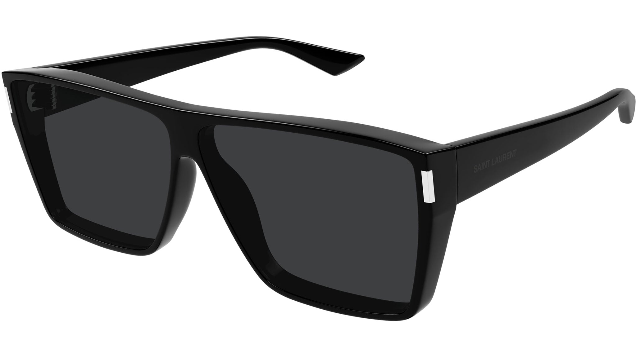 Saint Laurent SL 756 001 Rectangular Sunglasses Black - eye 